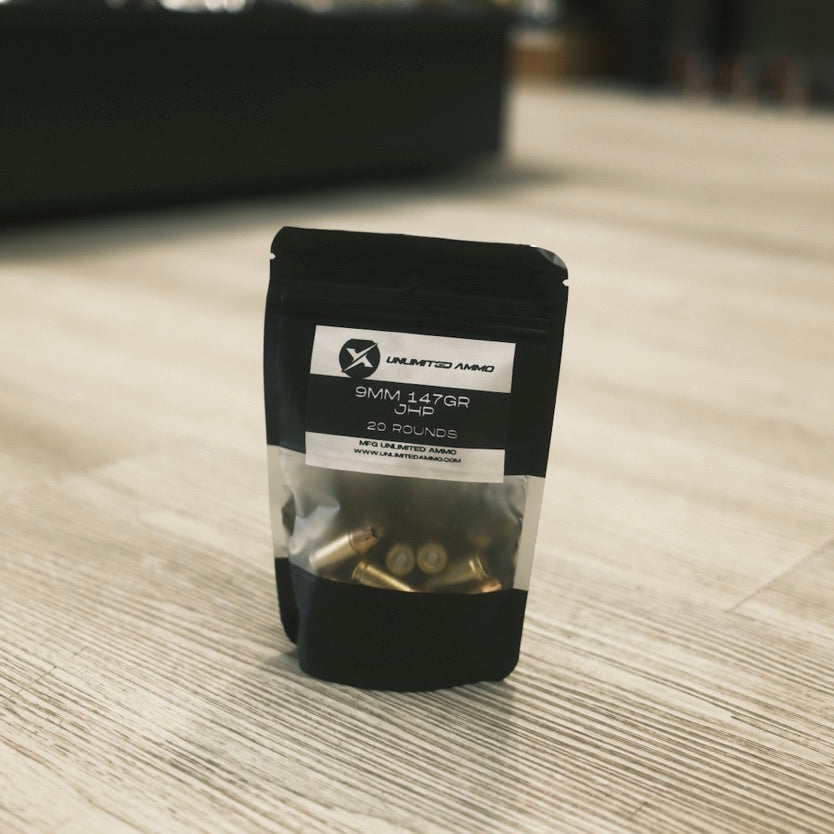 9mm 147gr JHP 20/rd BAG
