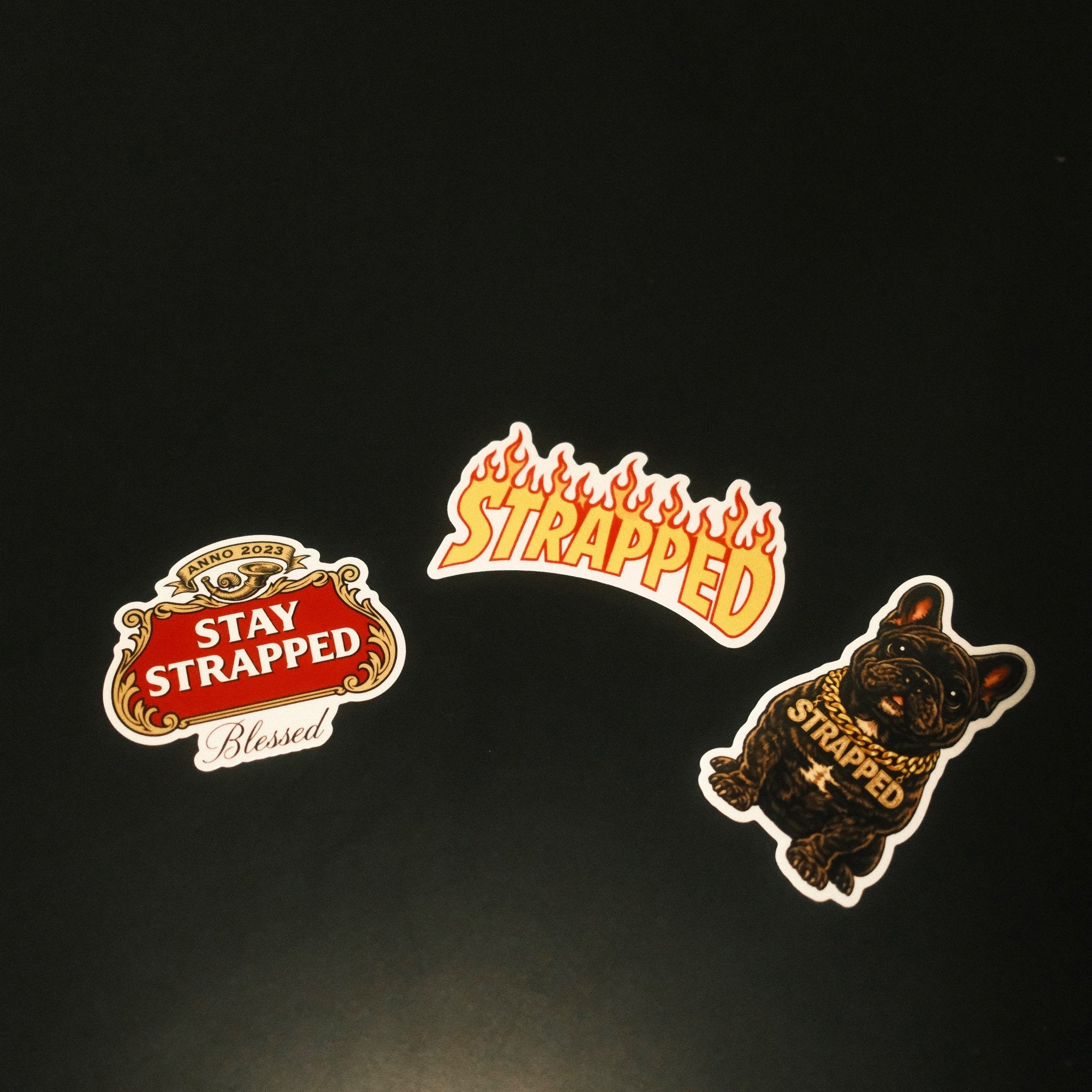 WHATTHEKICKS - Strapped Sticker Drop 1