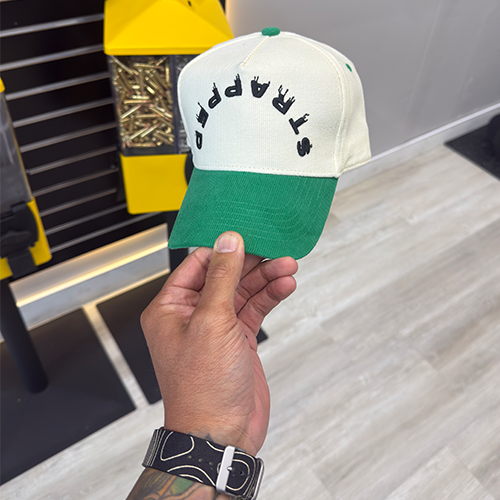 WHATTHEKICKS - BLACK ON WHITE / GREEN ON WHITE