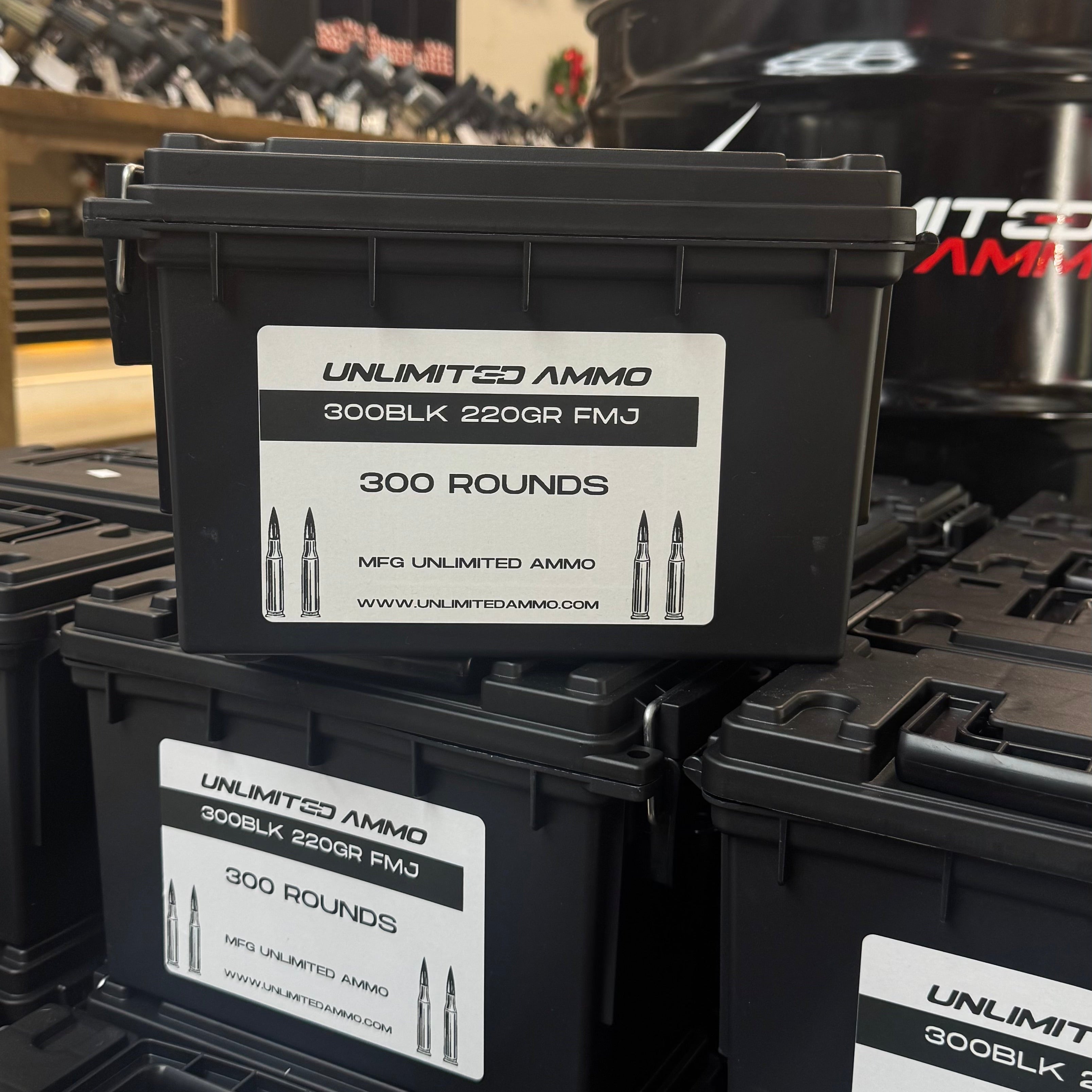 300 BLACKOUT 220gr NEW BRASS 300RD AMMO CAN