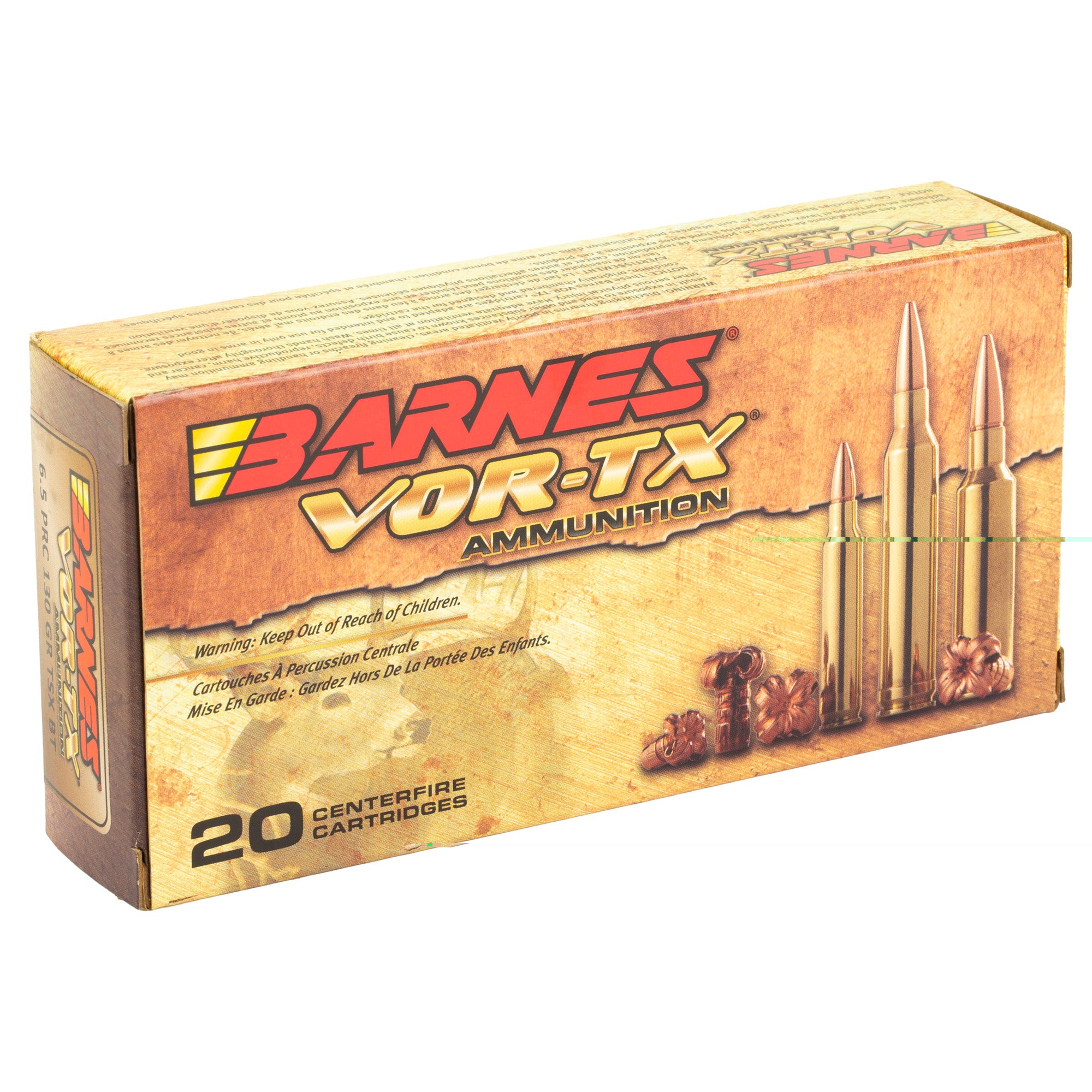 Barnes Vor-tx 6.5prc 130gr 20/200