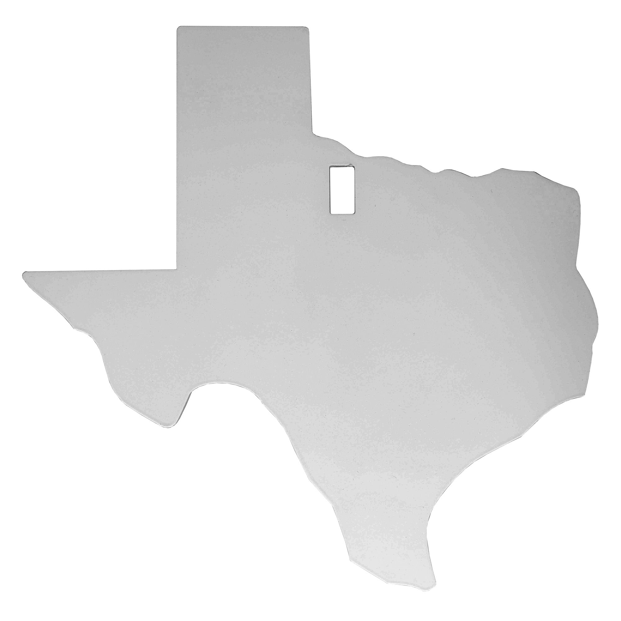 B/c Ar500 3/8" Silhouette Texas Wht