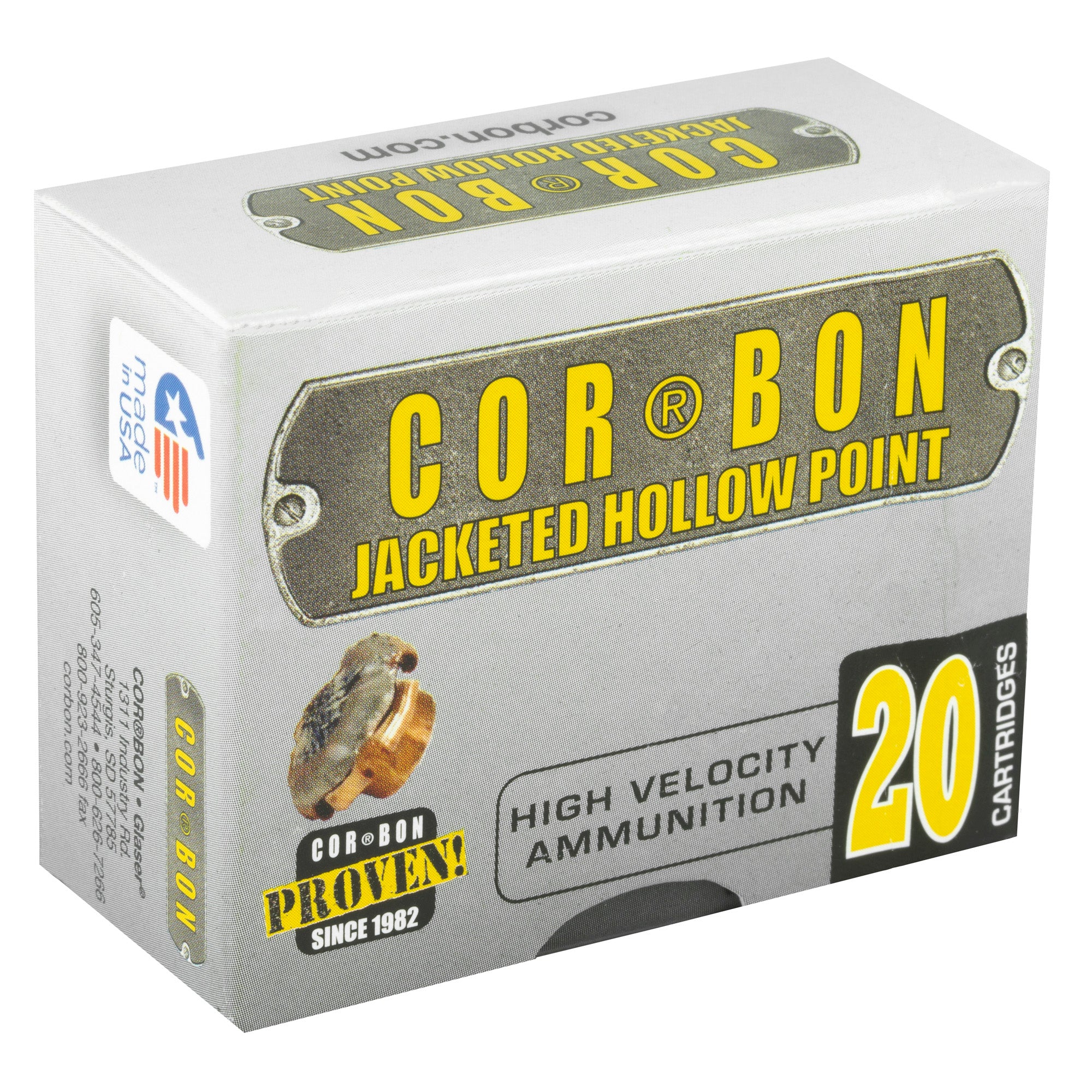 Corbon 9mm+p 115gr Jhp 20/500