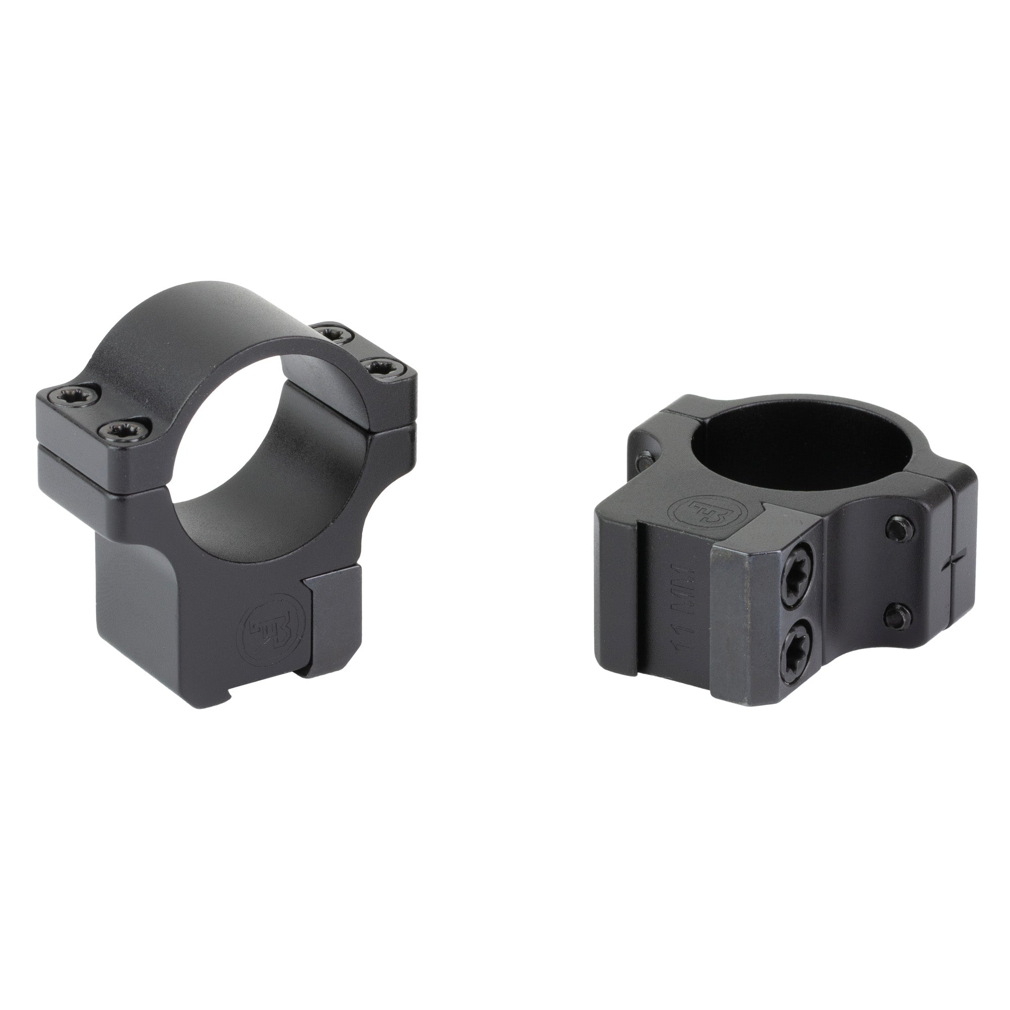 Cz 457/455 Dovetail Rings 1" Blk