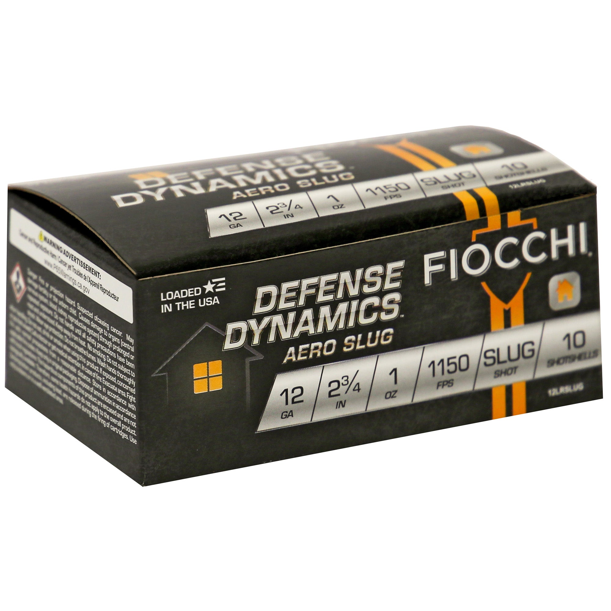 Fiocchi 12ga Aero Slug Lw Rec 10/250