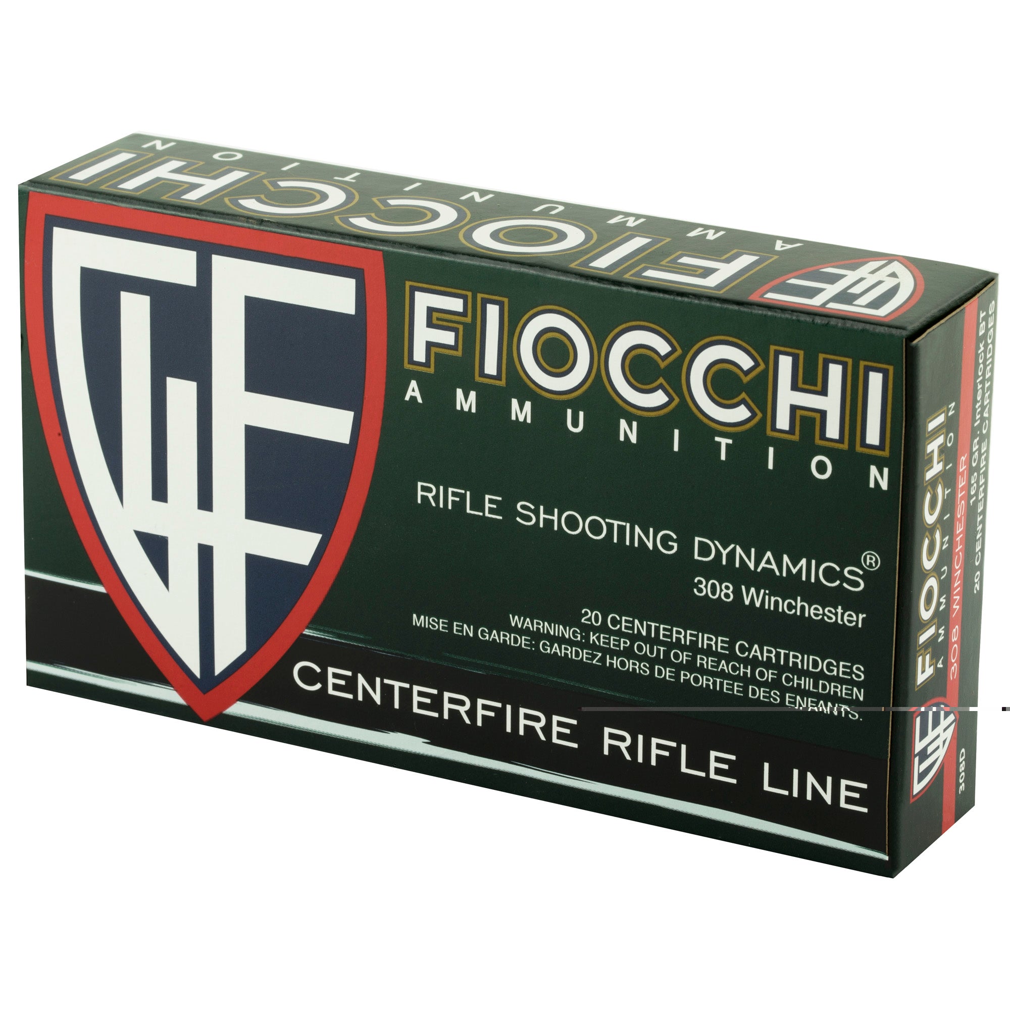 Fiocchi 308win 165gr Int Btsp 20/200