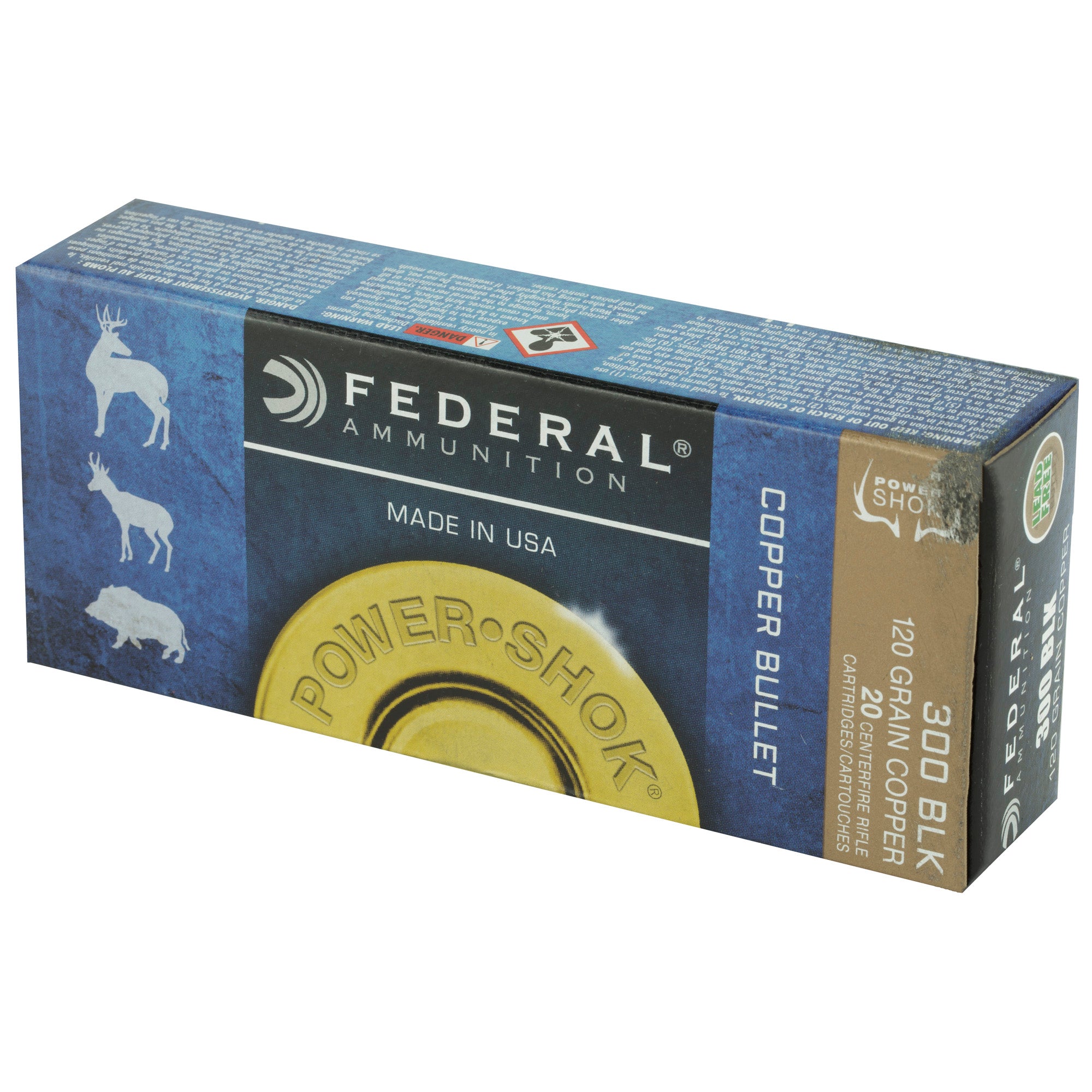 Fed 300blk 120gr Power-shk Sp 20