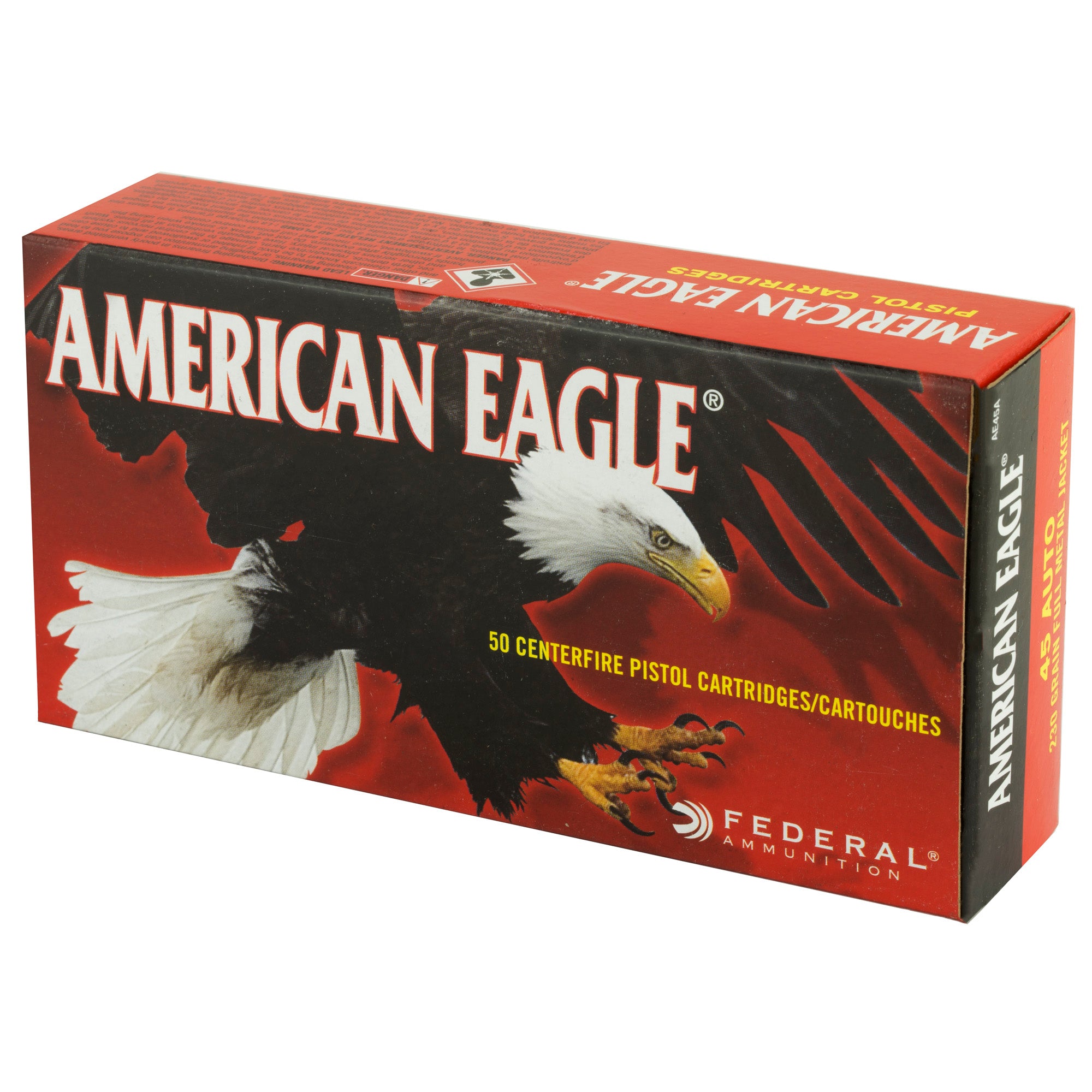 Fed Am Eagle 45acp 230gr Fmj 50/1000