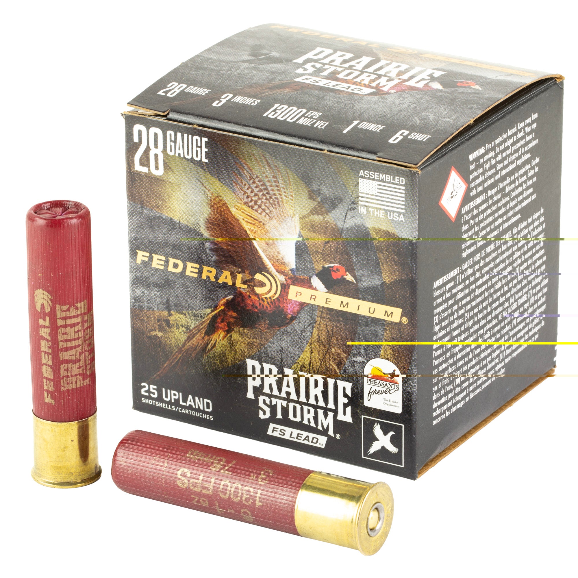 Fed Pr Strm 28ga 3" 7/8oz #6 25/250