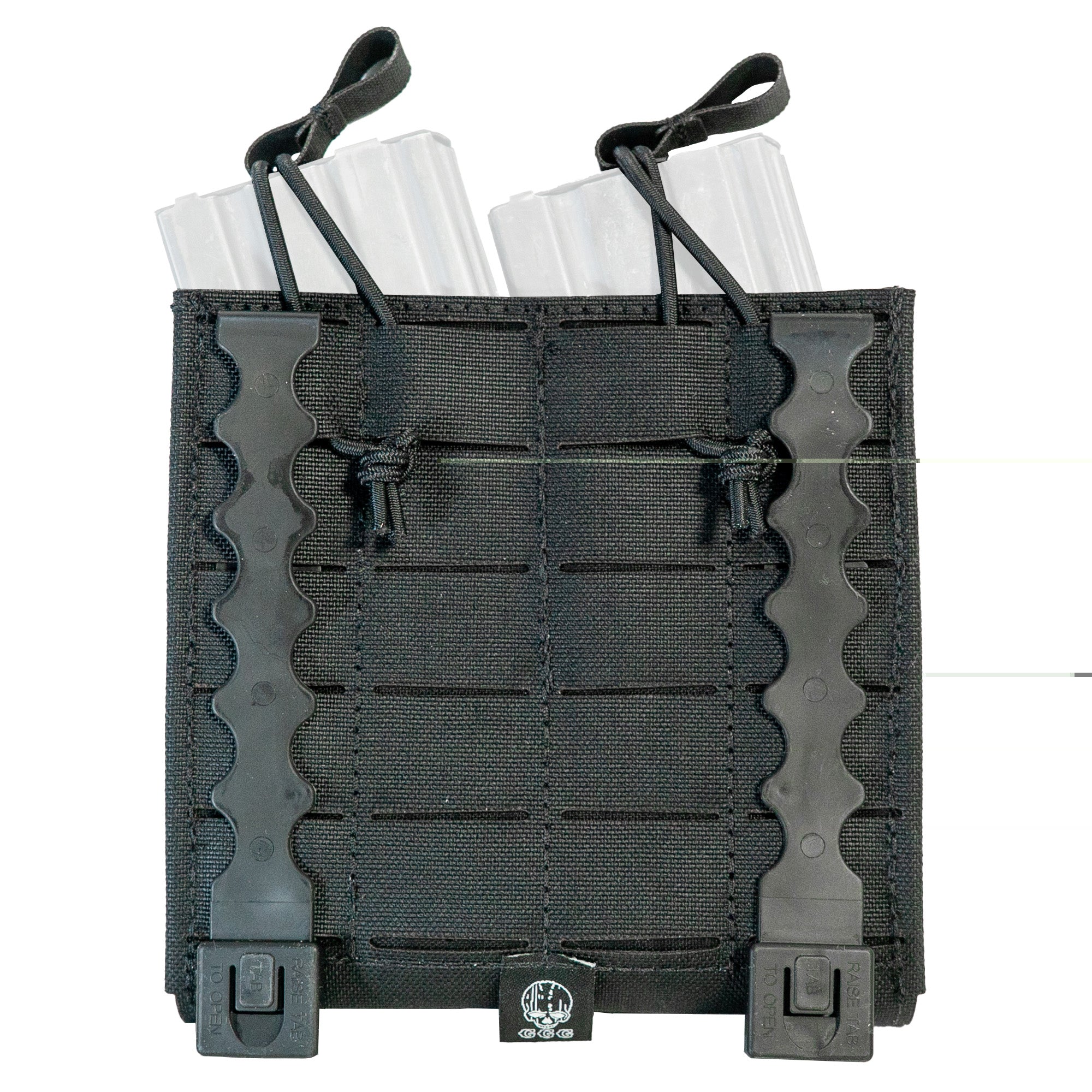Ggg 556 Double Mag Pouch Blk