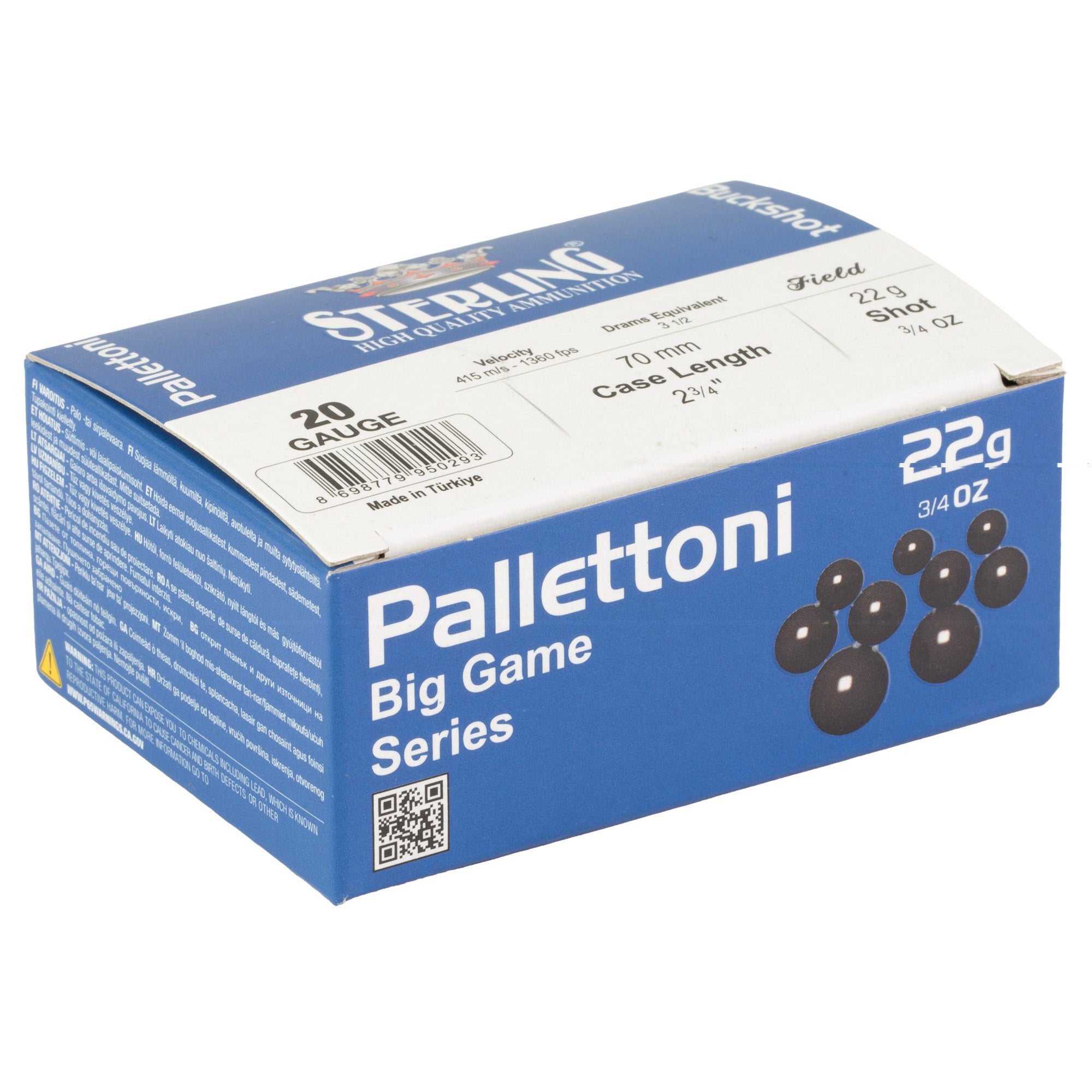 Sterling Big Game 20ga Buck 10/200