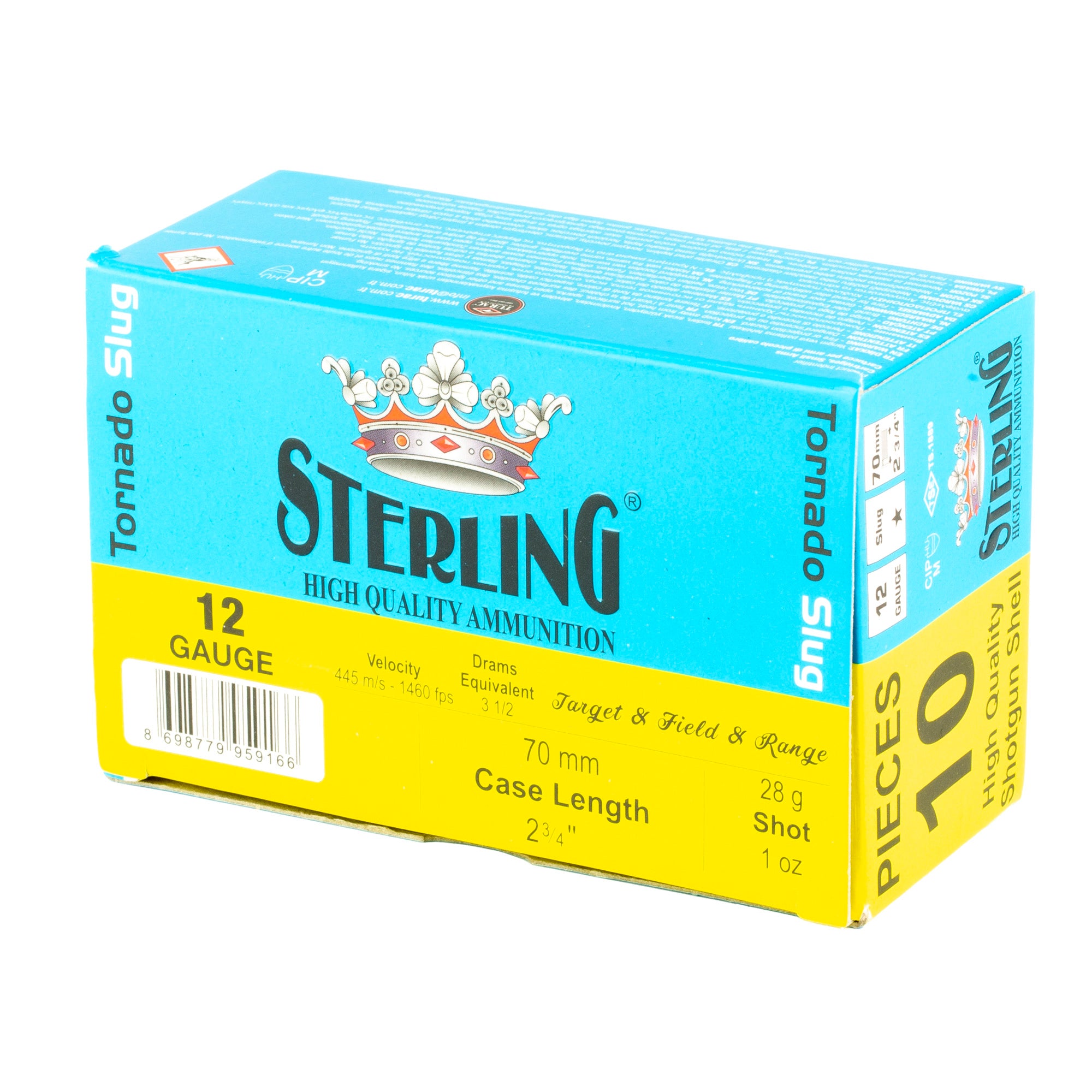 Sterling Bg 12ga 2.75" Slug 10/200