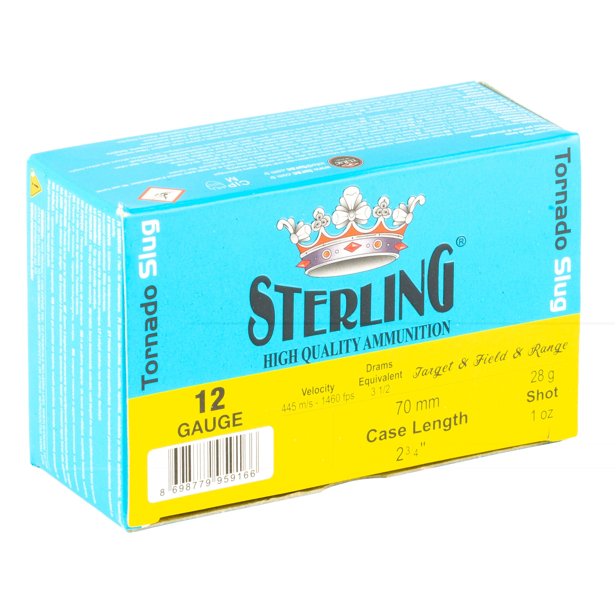 Sterling Bg 12ga 2.75" Slug 10/200