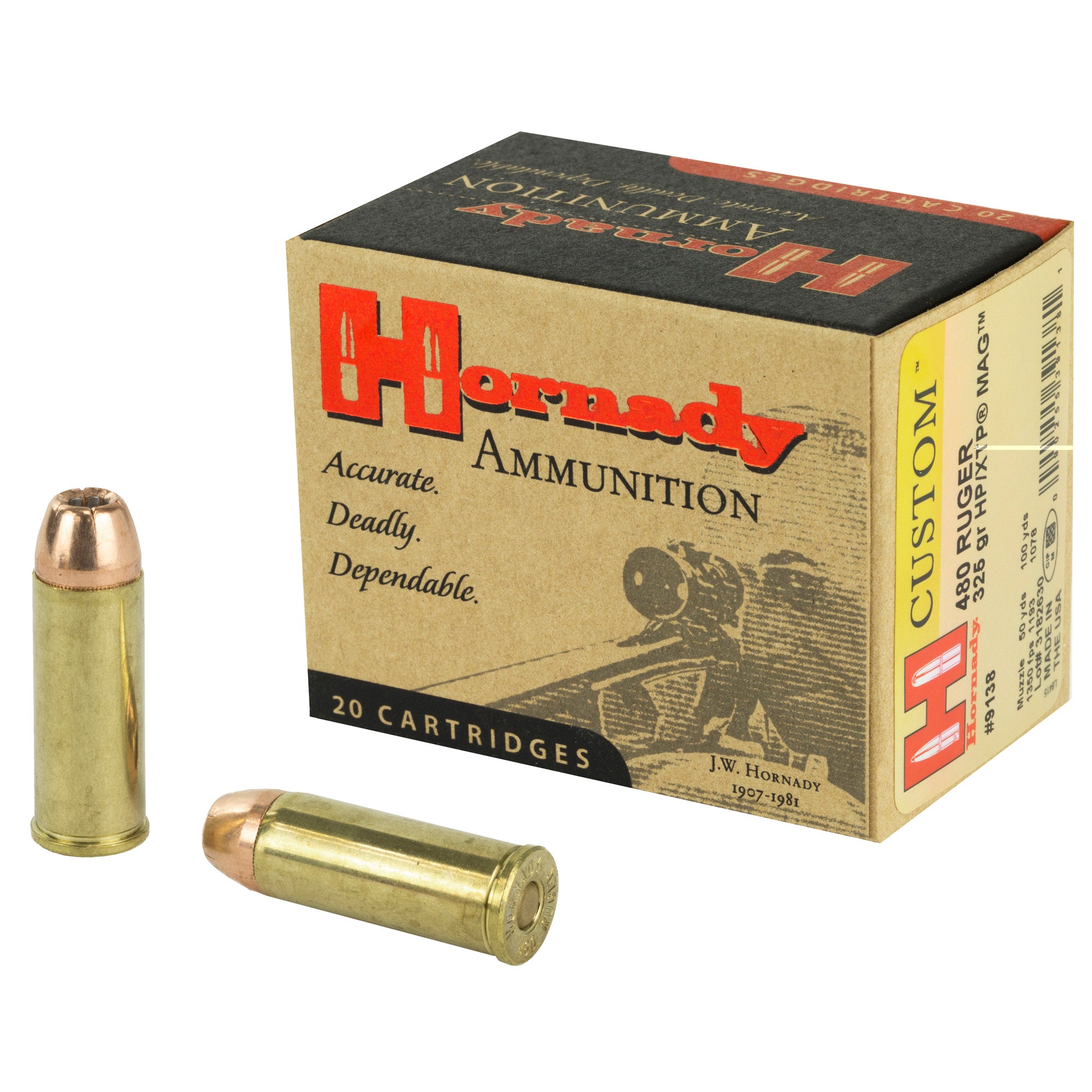 Hrndy 480 Ruger 325gr Xtp 20/200