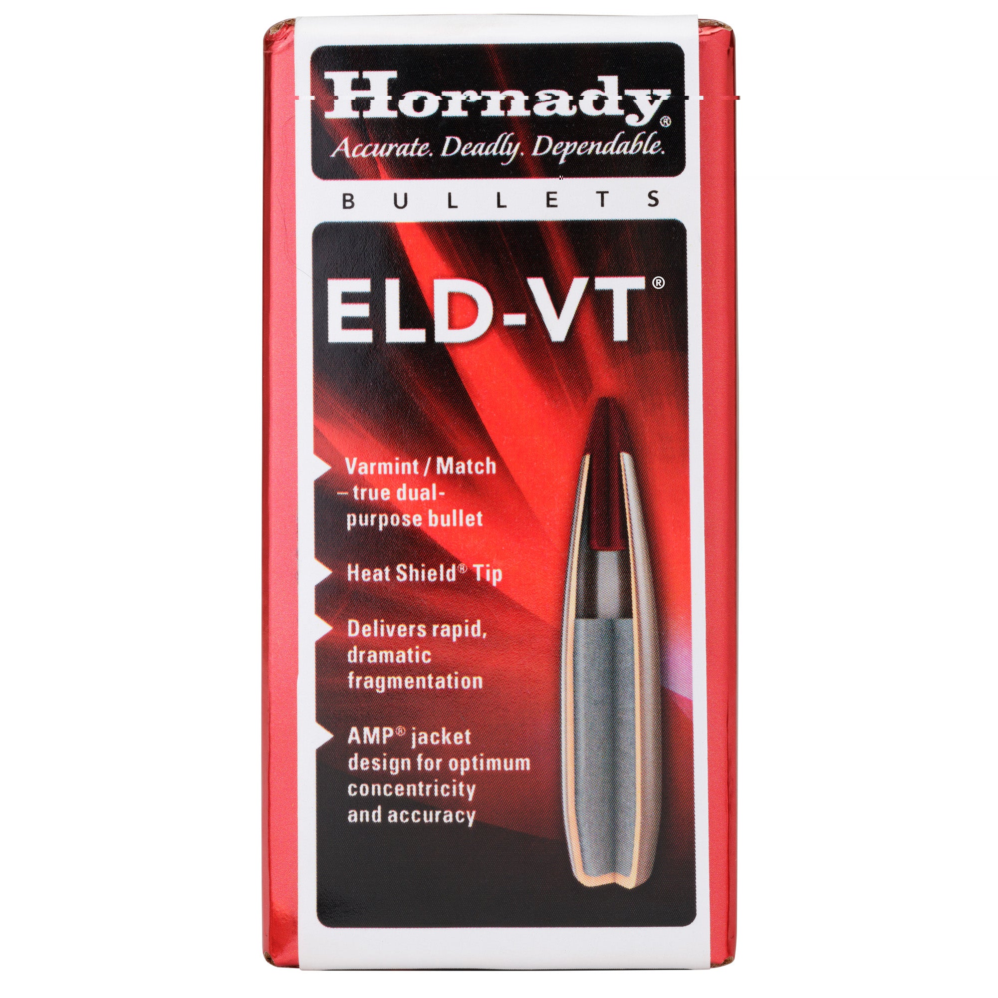 Hrndy 25 Cal .257 95 Gr Eld-vt 100ct