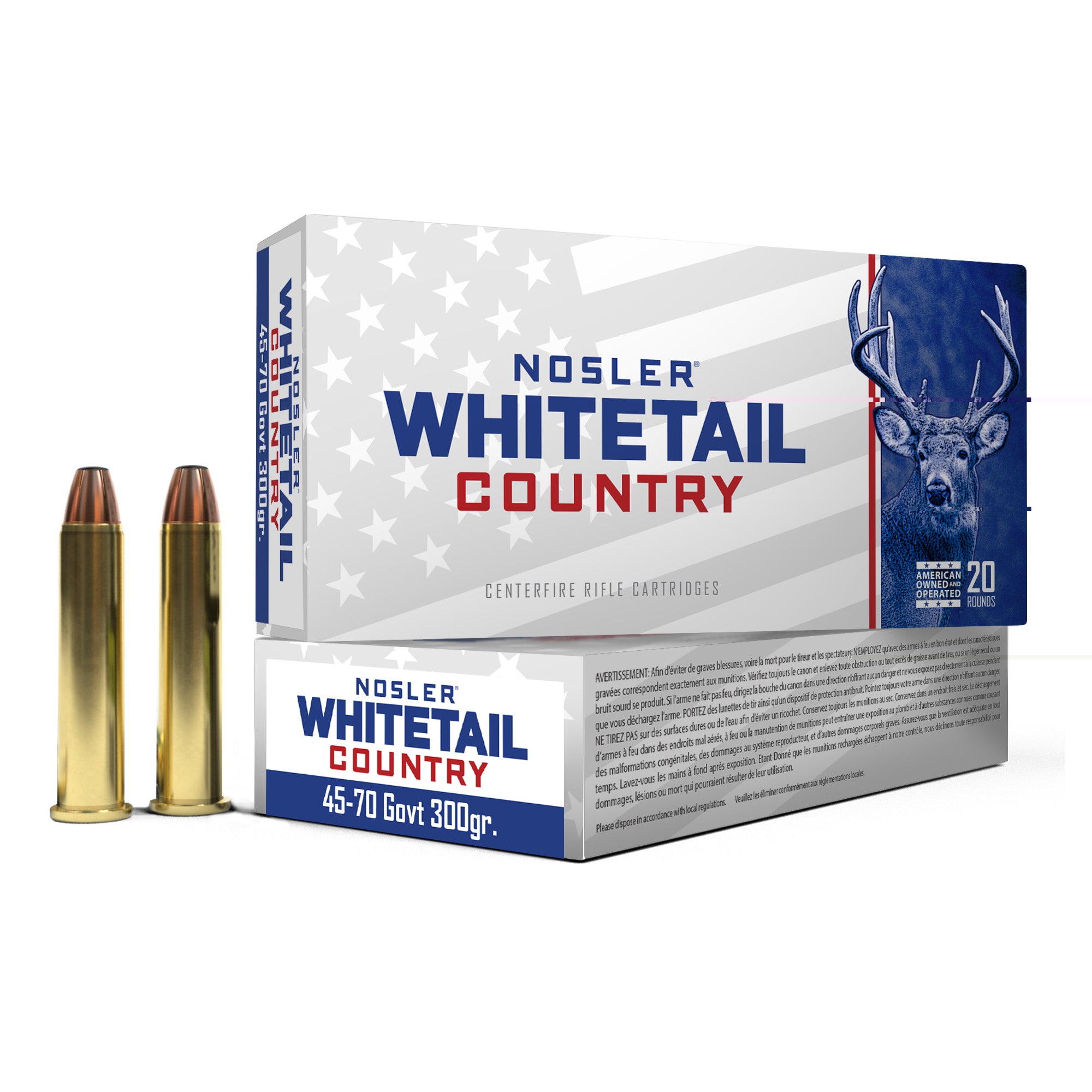 Nosler 45-70 Govt 300gr Sw 20/200
