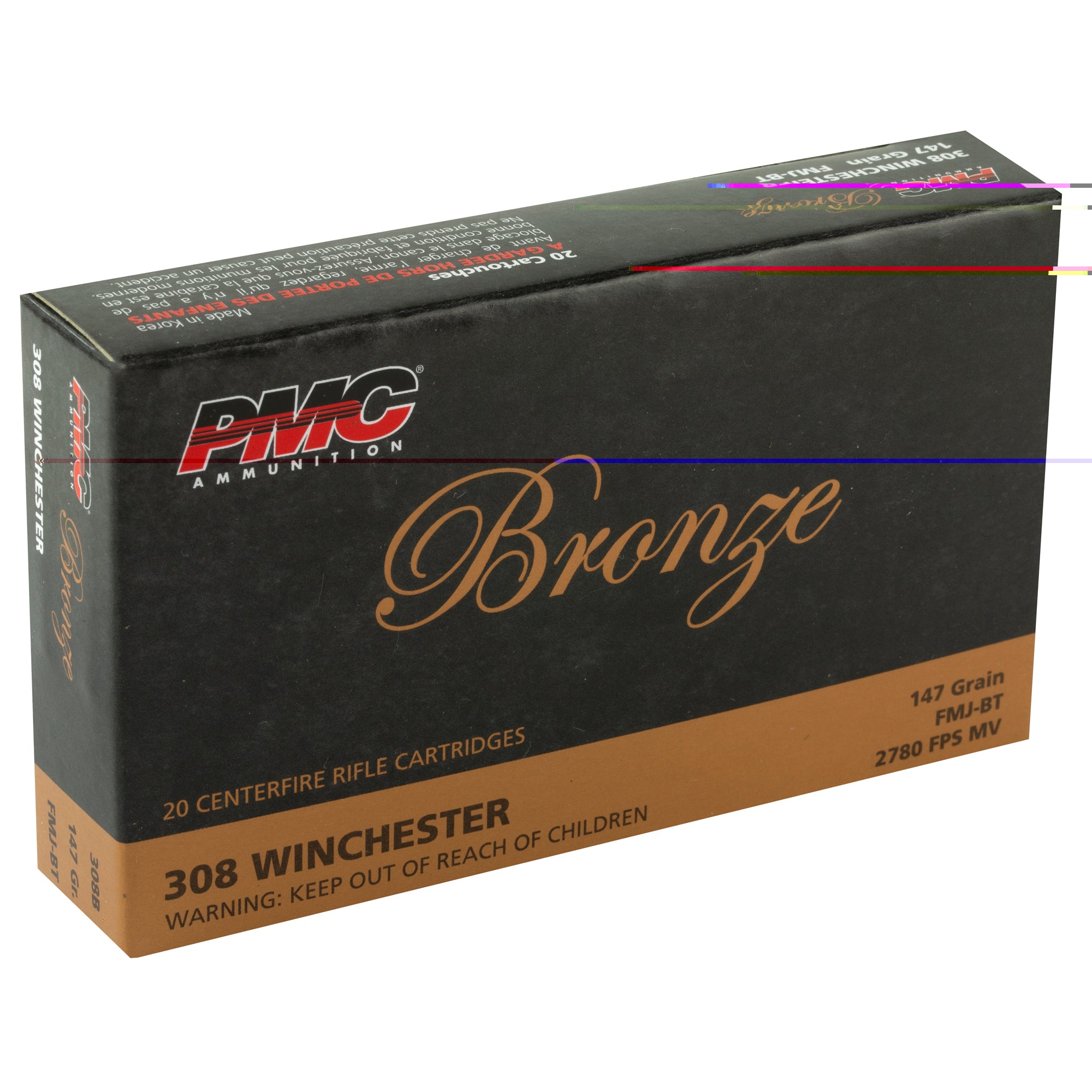 Pmc Brnz 308win 147gr Fmj 20/500