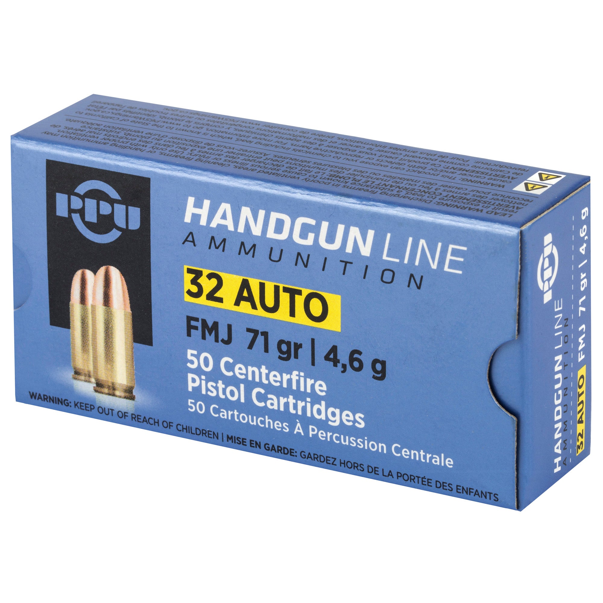 Ppu 32acp Fmj 71gr 50/1000
