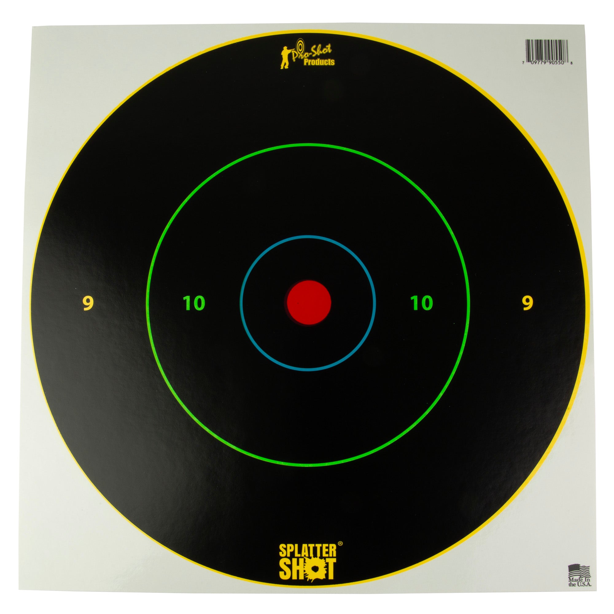 Proshot 12" Multi Clr Bullseye 5pk