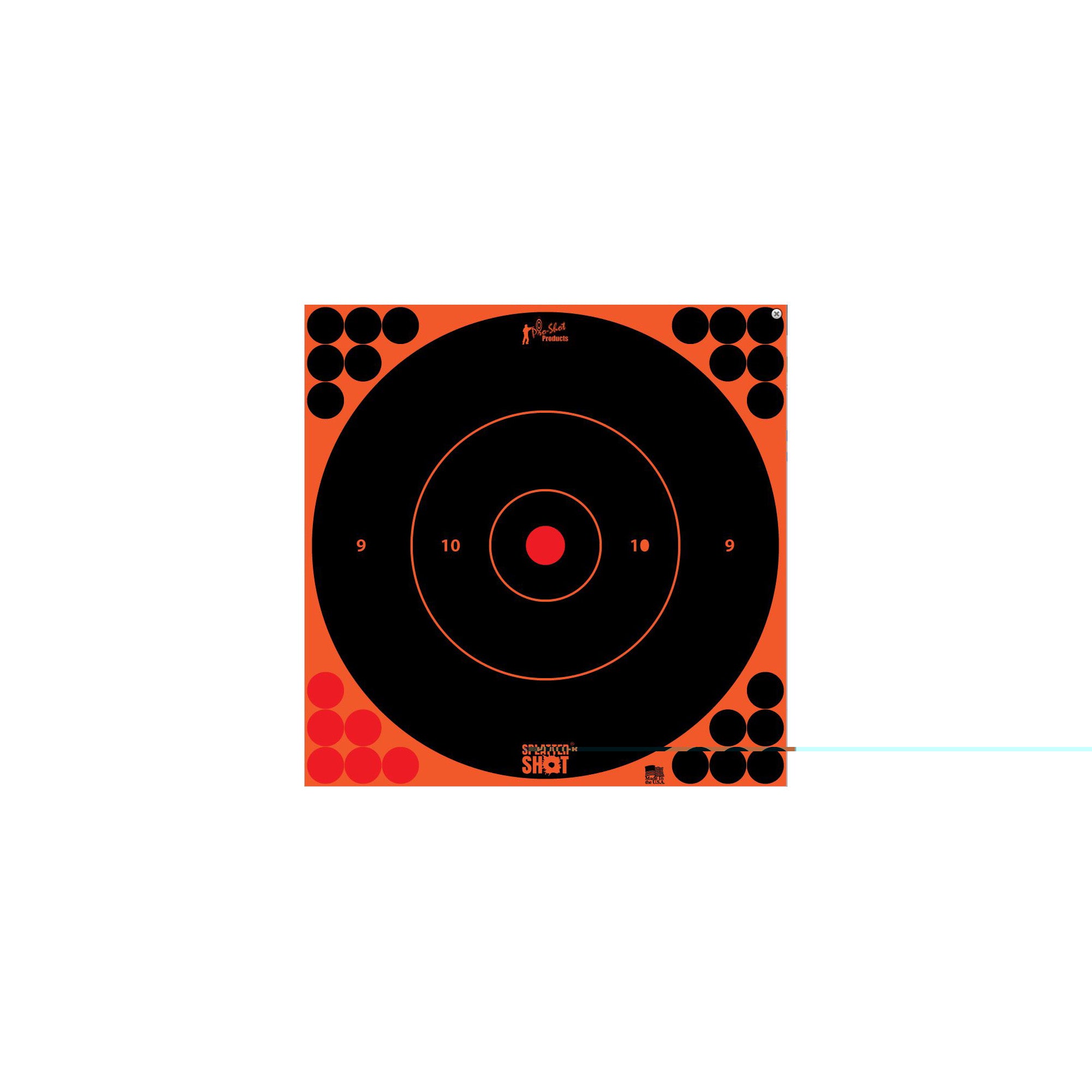 Pro-shot Target 12" Orn Bullseye 5pk