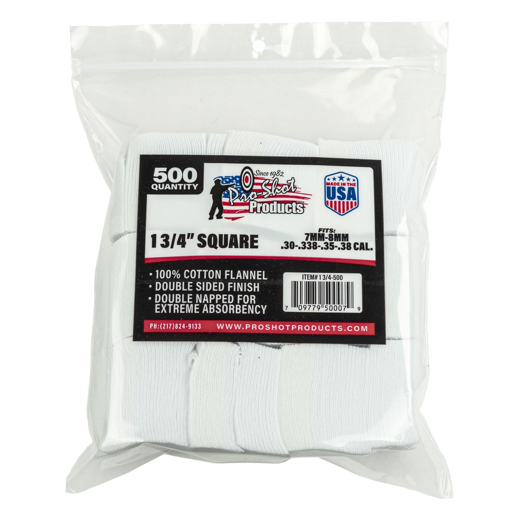 Pro-shot Patch 7mm-38cal 1 3/4" 500c