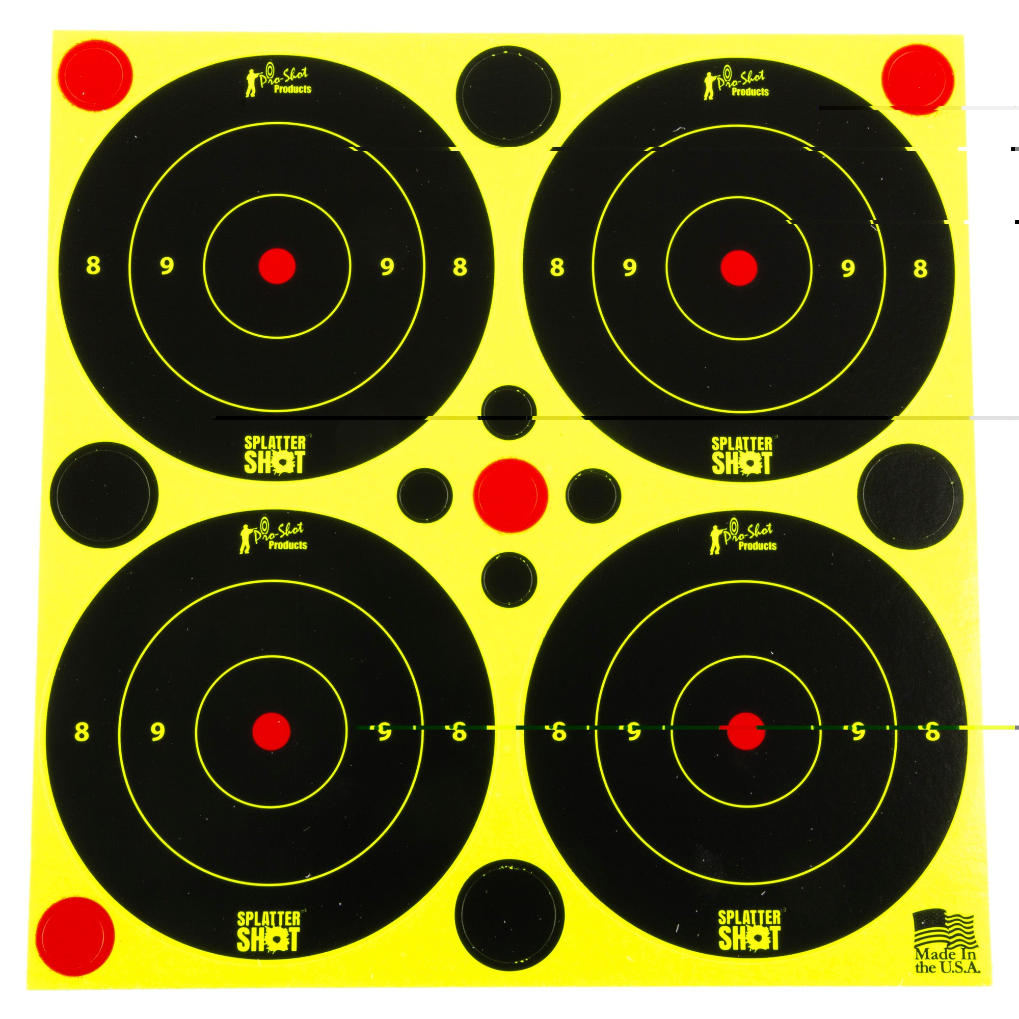 Pro-shot 3" Green Bullseye 48 Pk