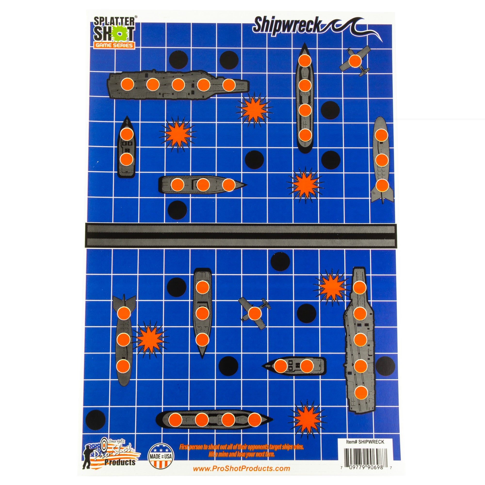 Proshot Gs Ship 12x18 Tp 8pk