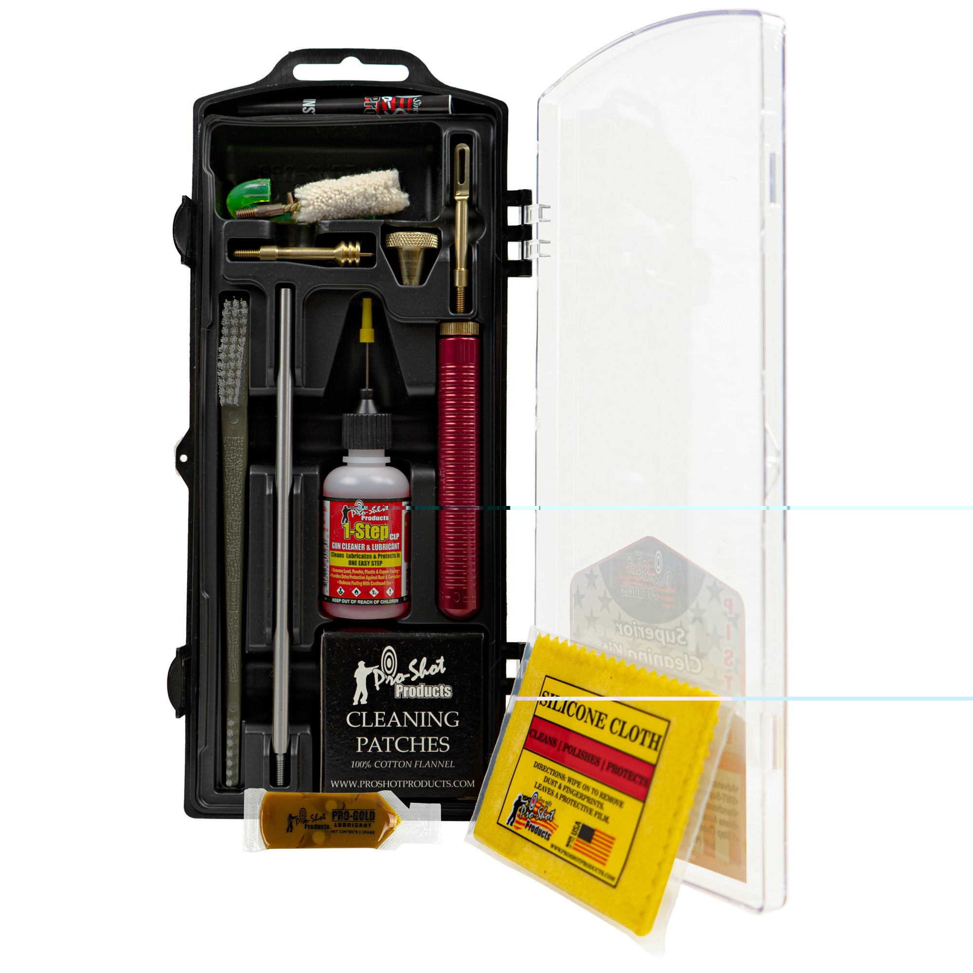 Pro-shot Pstl Clng Kit .45cal Box