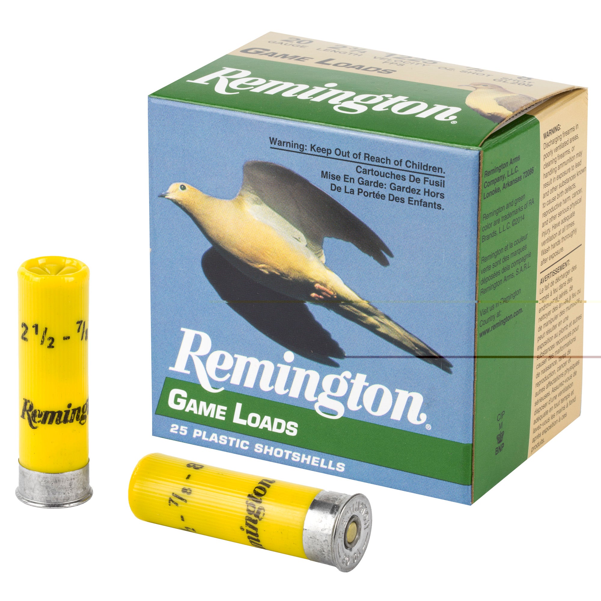 Rem Gam Load 20ga 2 3/4" #8 25/250