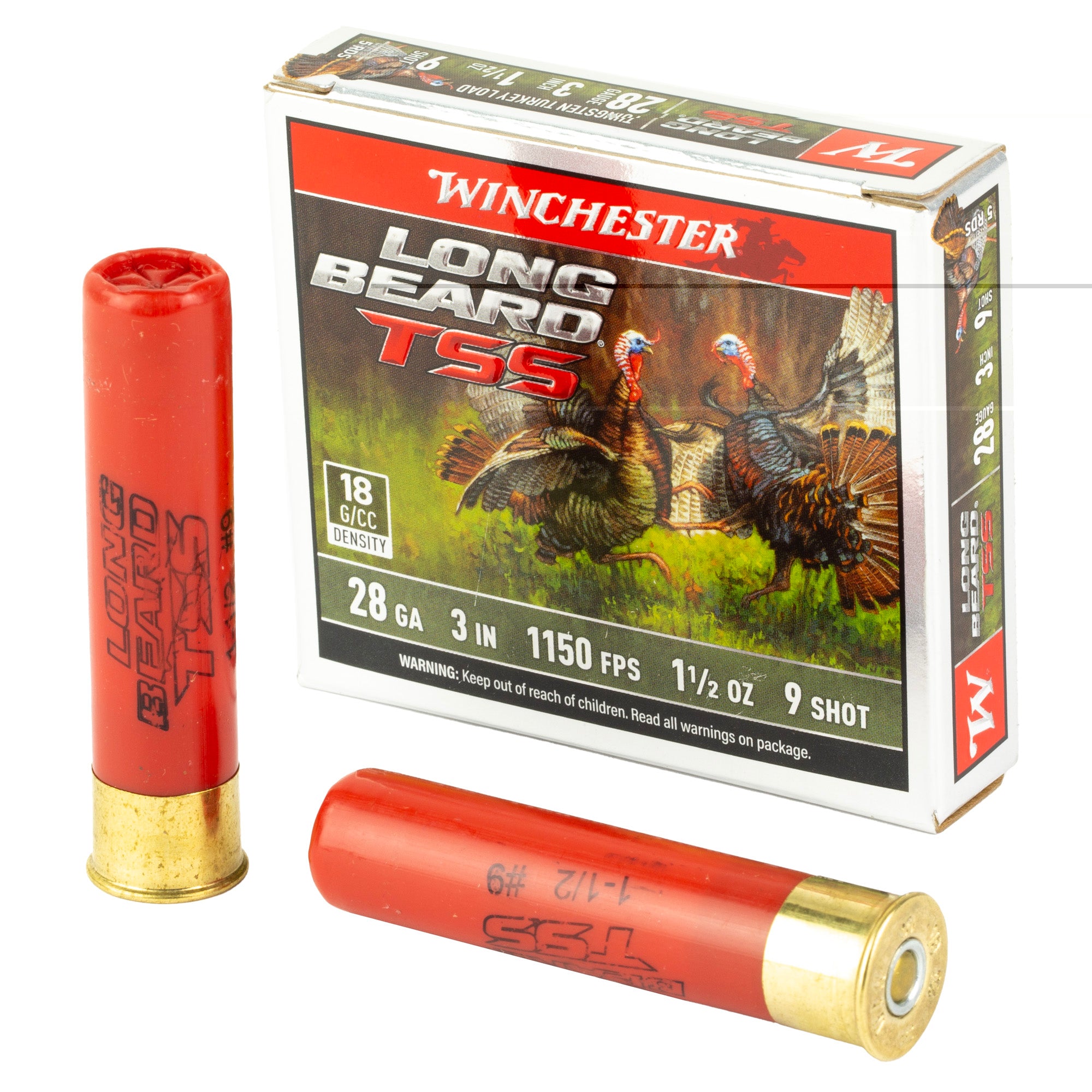 Win Long Beard Tss 28ga 3" #9 5/50