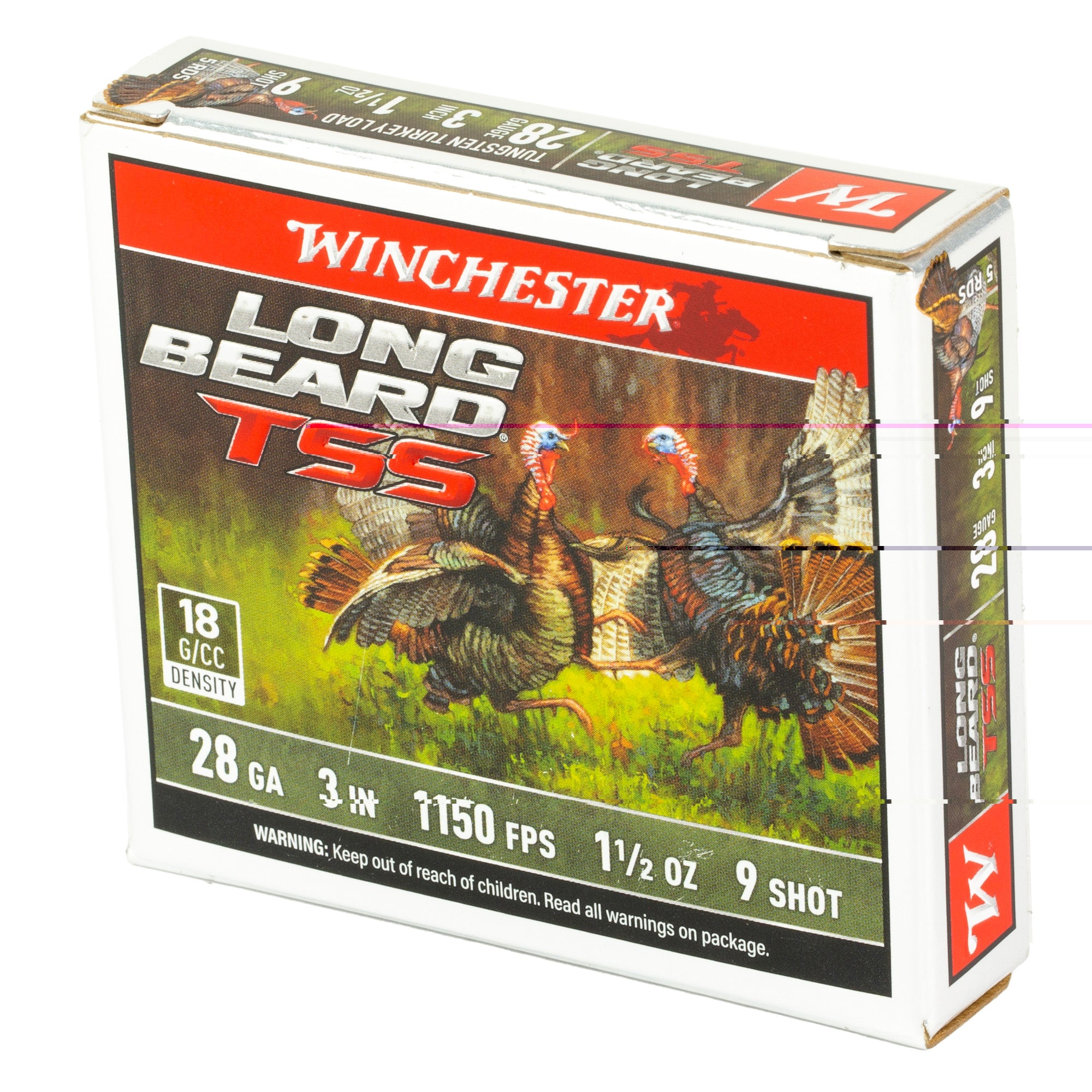 Win Long Beard Tss 28ga 3" #9 5/50