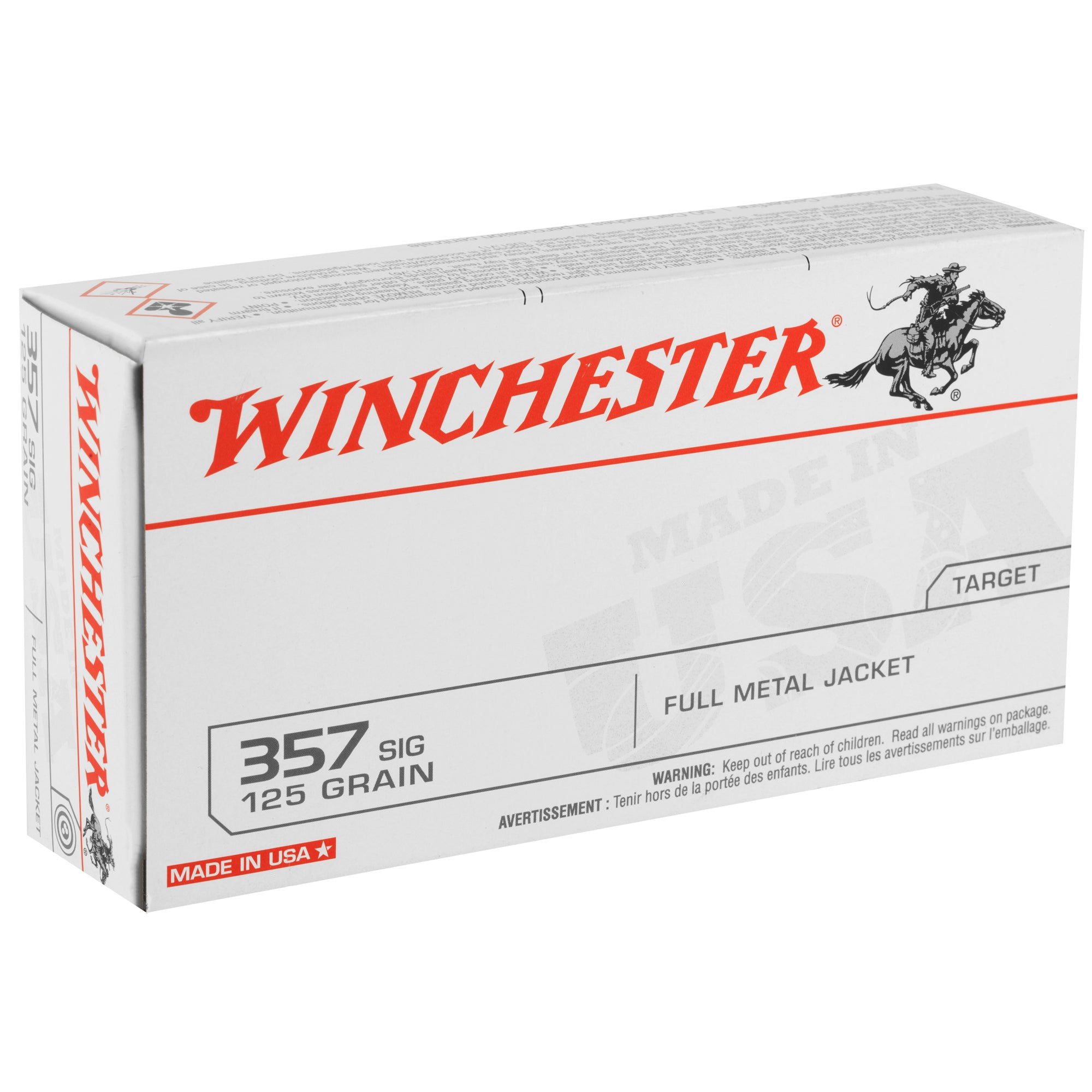 Win Usa 357sig 125gr Fmj 50/500