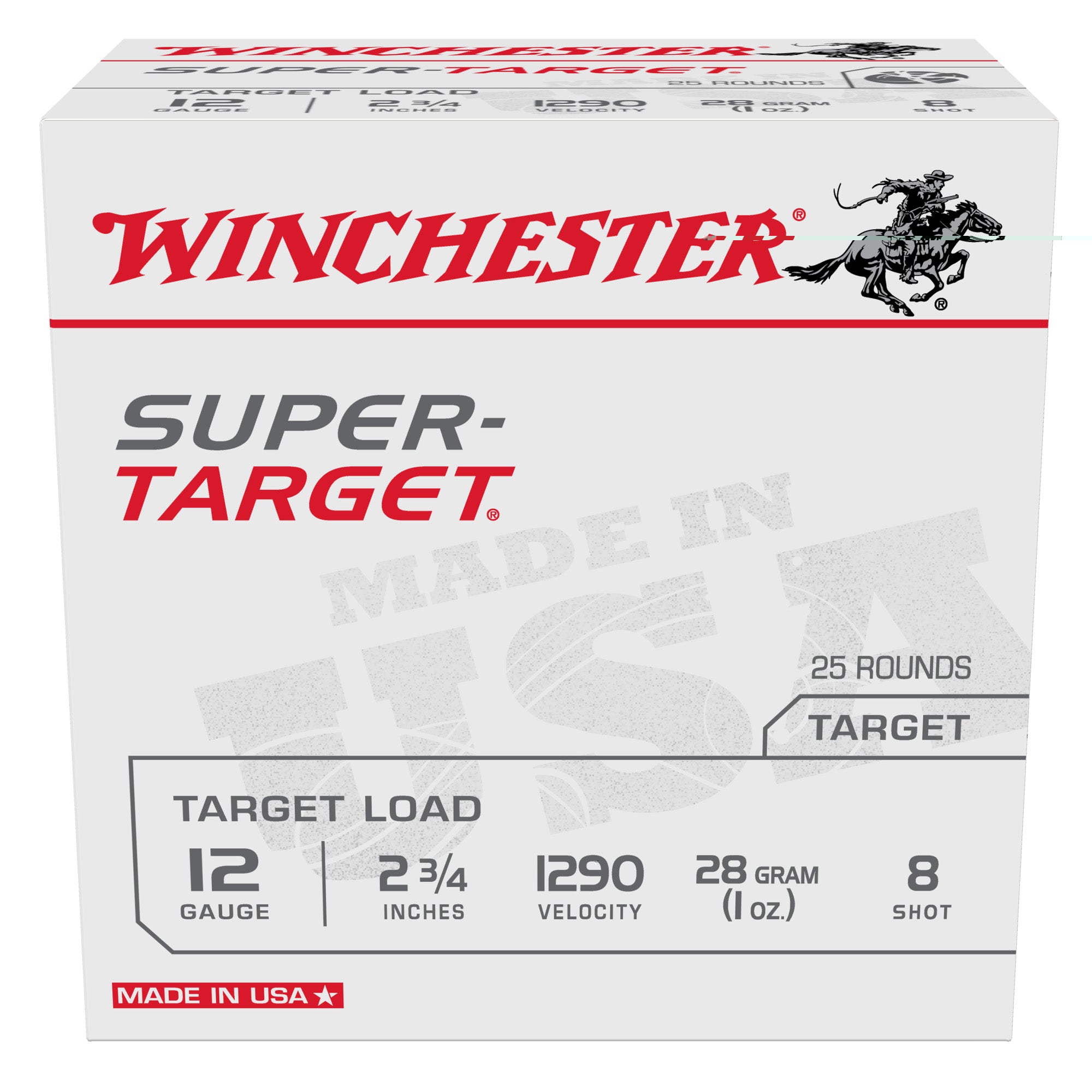Win Spr-trgt 12ga 2-3/4" #8 25/250