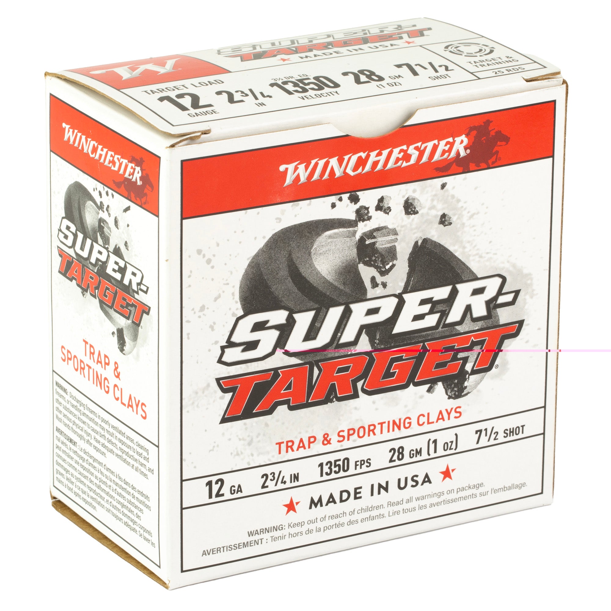 Win Sprtrgt 12ga 2.75" #7.5 25/250