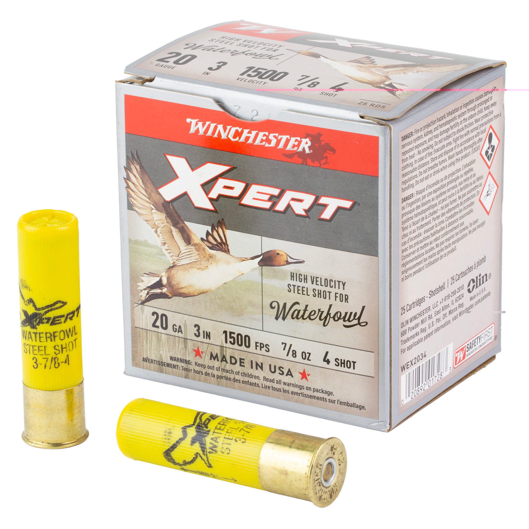 Win Xpert Steel Wf 20ga 3" #4 25/250
