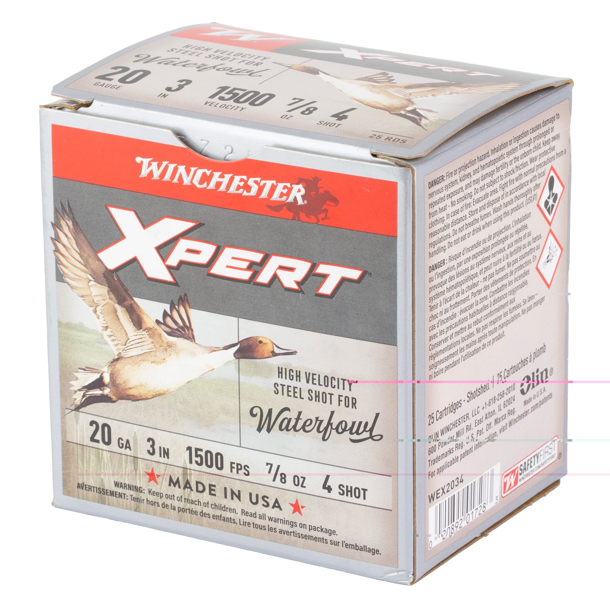 Win Xpert Steel Wf 20ga 3" #4 25/250
