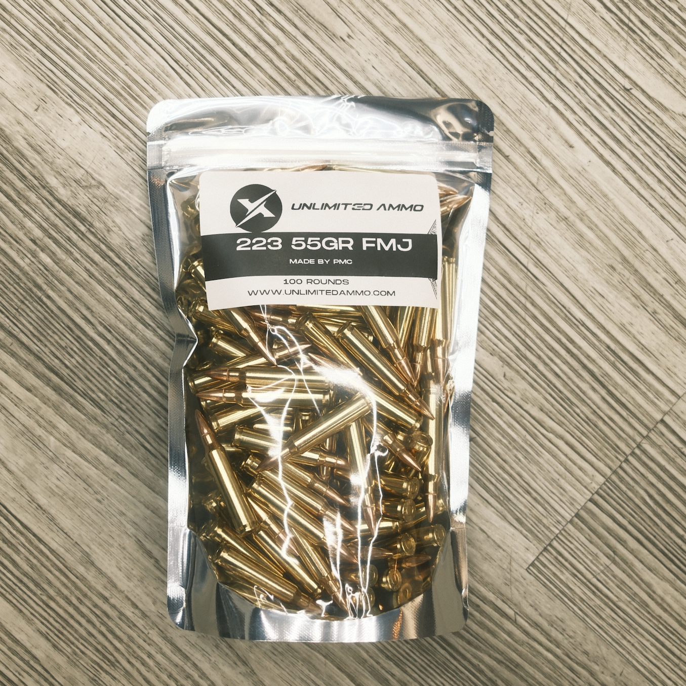 223 55gr FMJ 100/rd