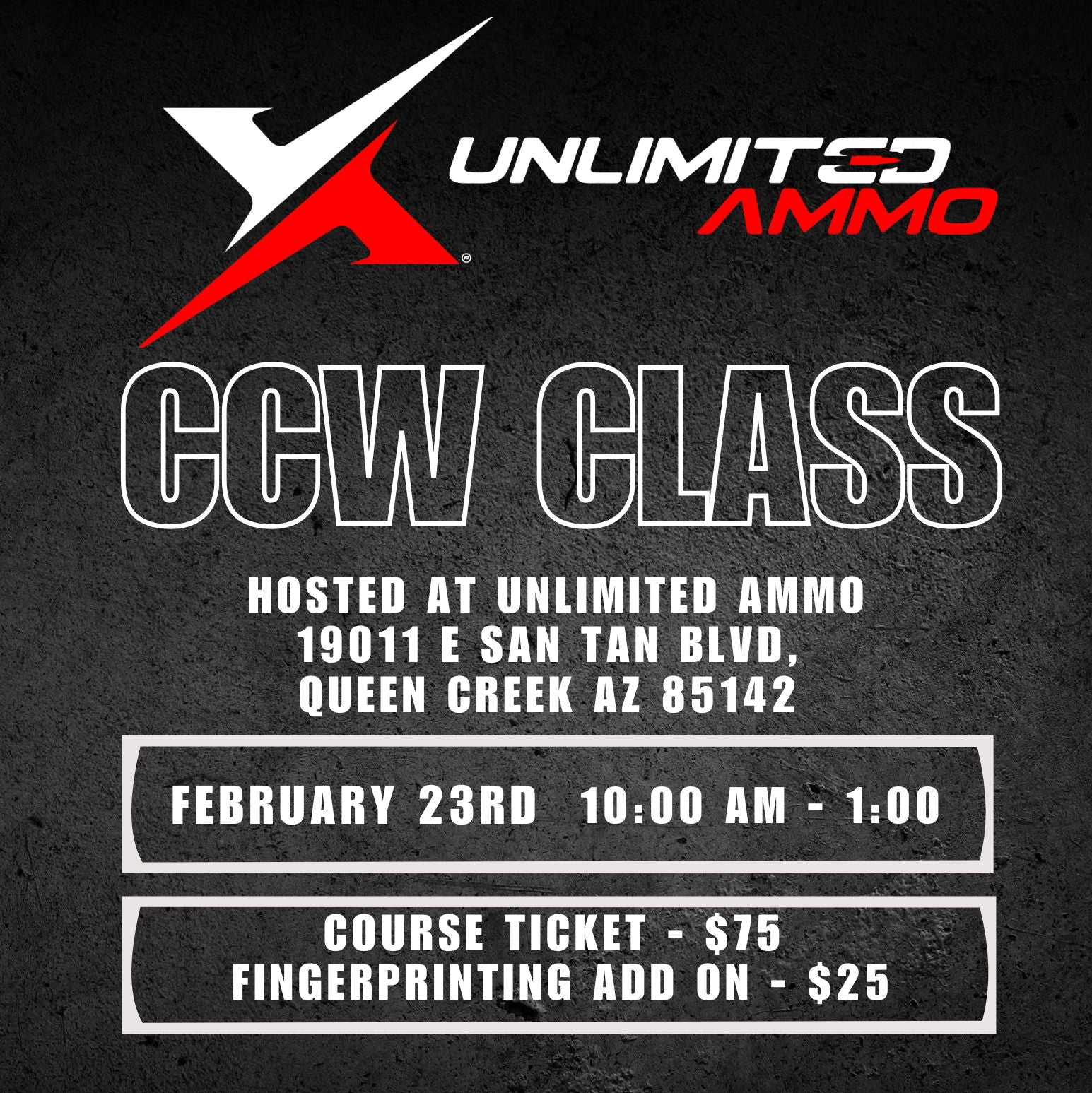 CCW CLASS