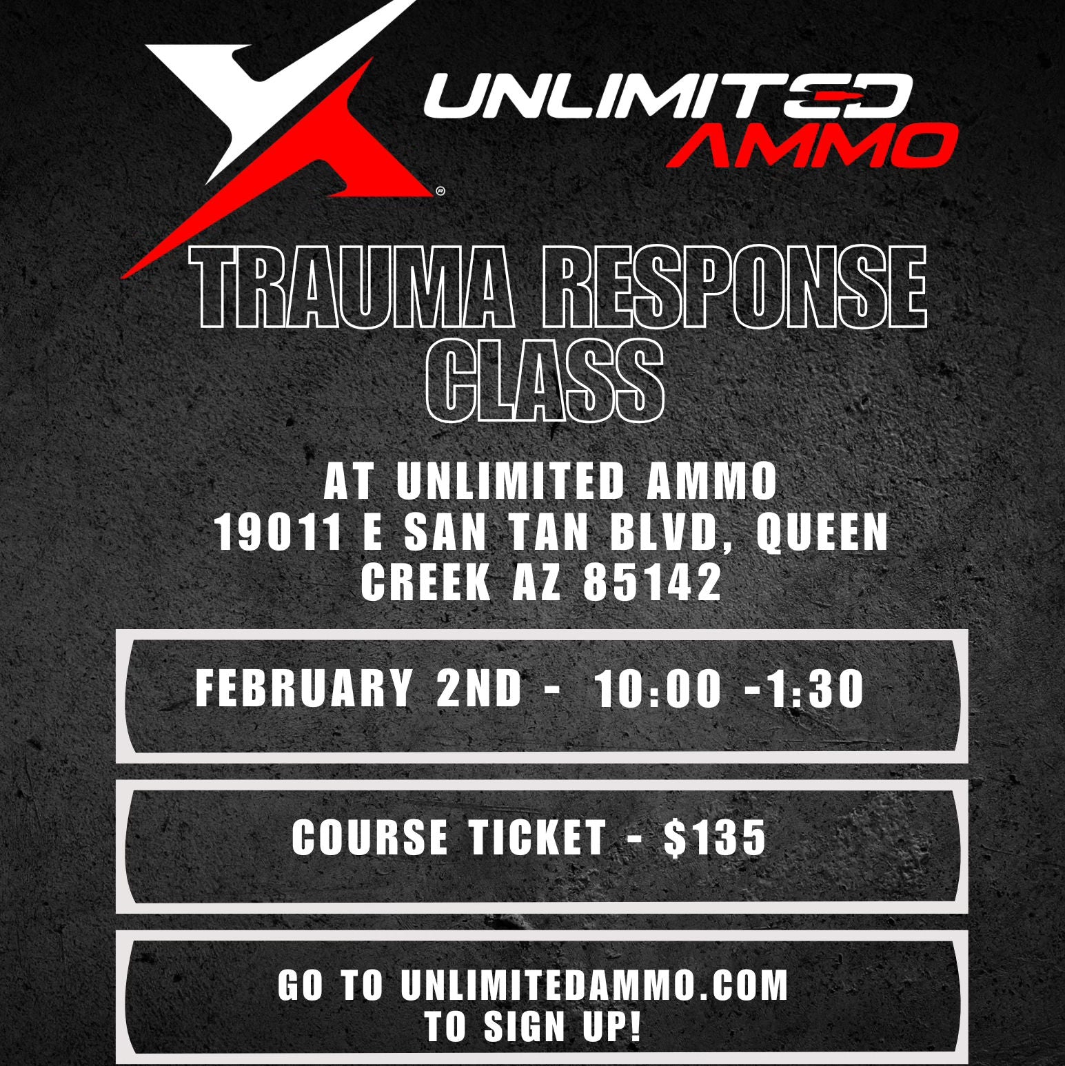 Trauma Response Class Feb 2nd