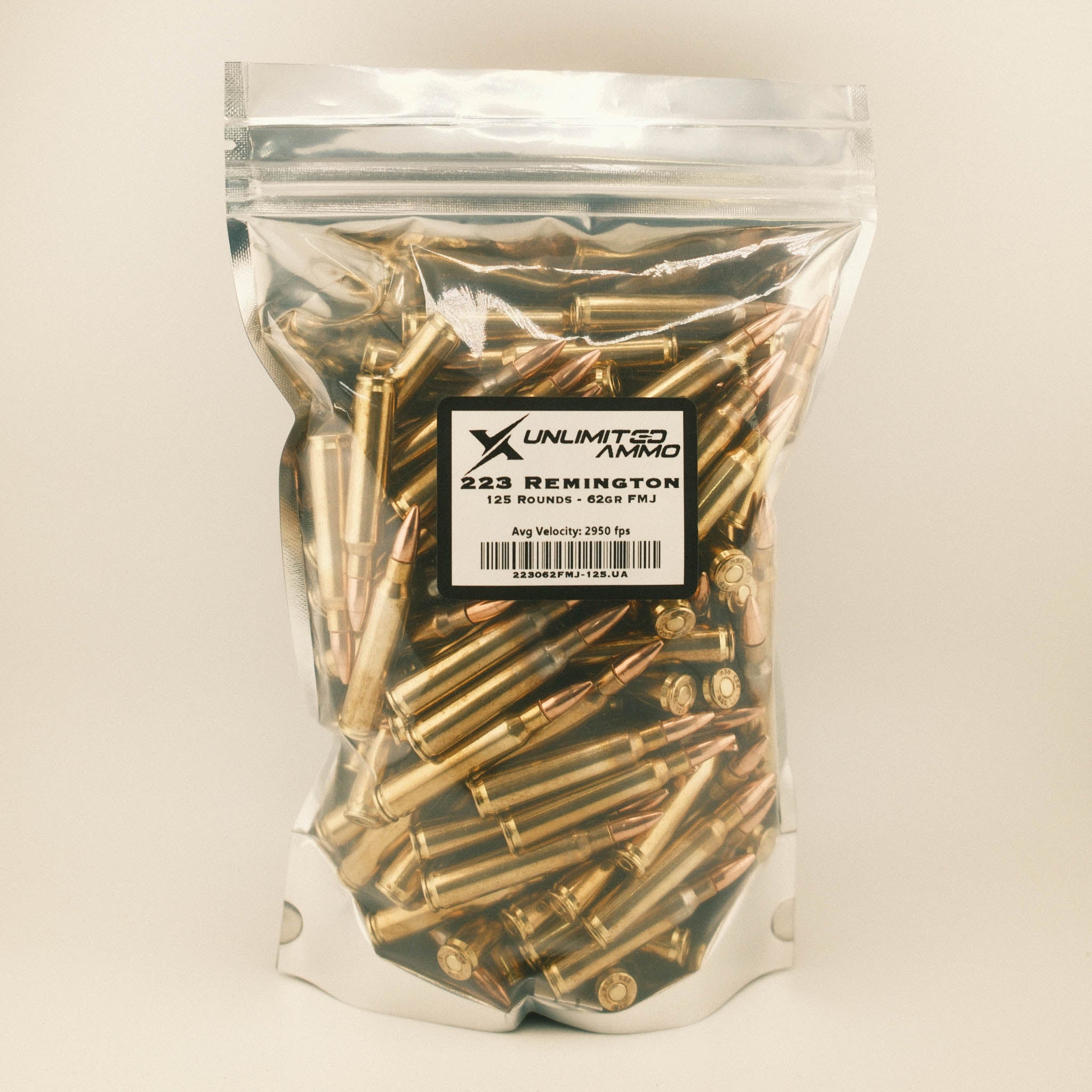 223 62GR FMJ 125 ROUND “CAPRISUN”