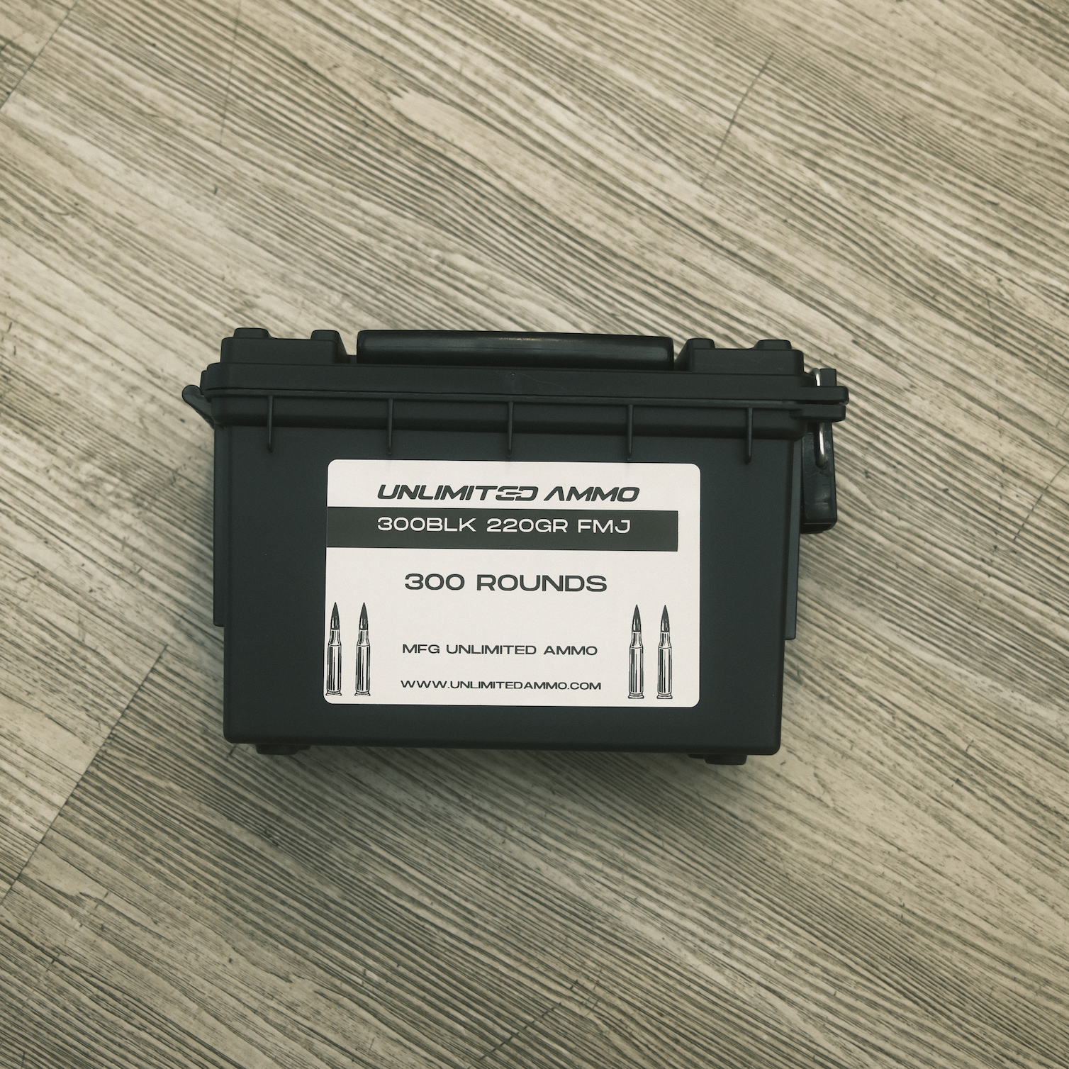 300 BLACKOUT 220gr NEW BRASS 300RD AMMO CAN