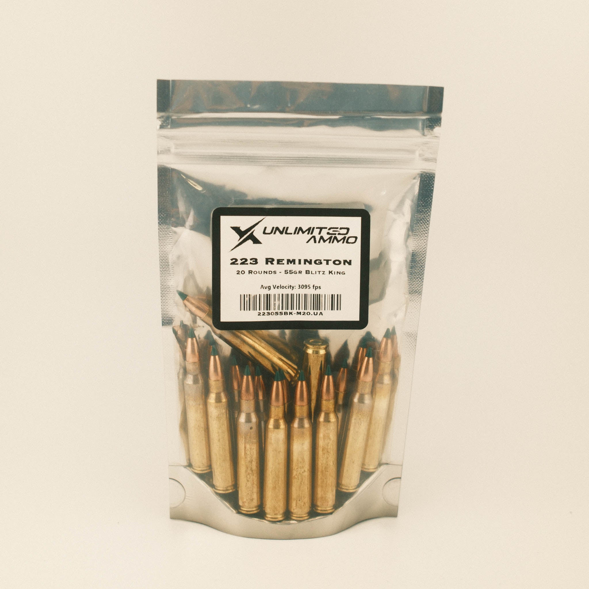 223 55gr Sierra Blitzking 20rd Bag