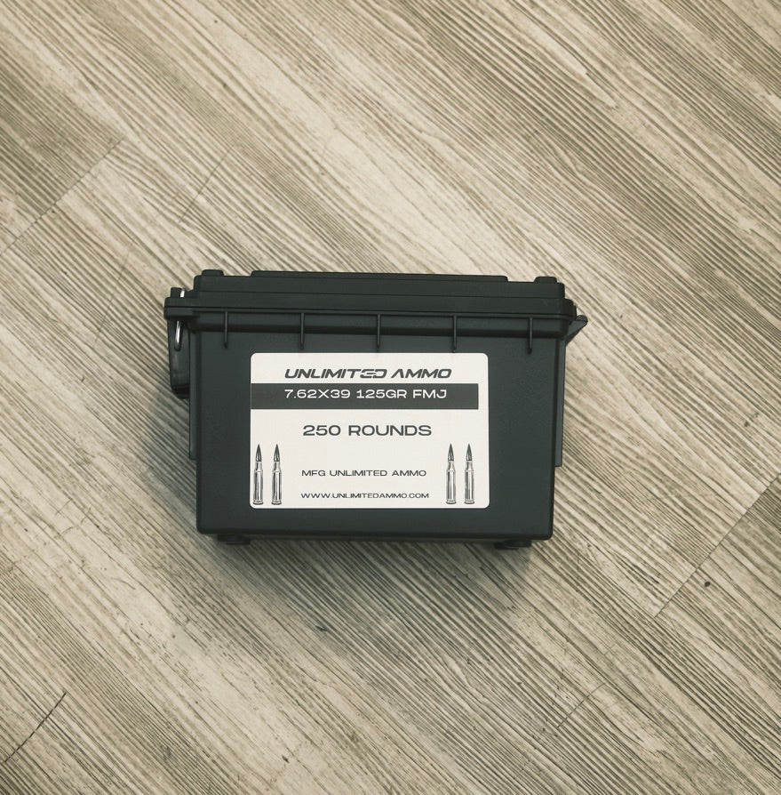 7.62x39 250rd 125gr Ammo Can