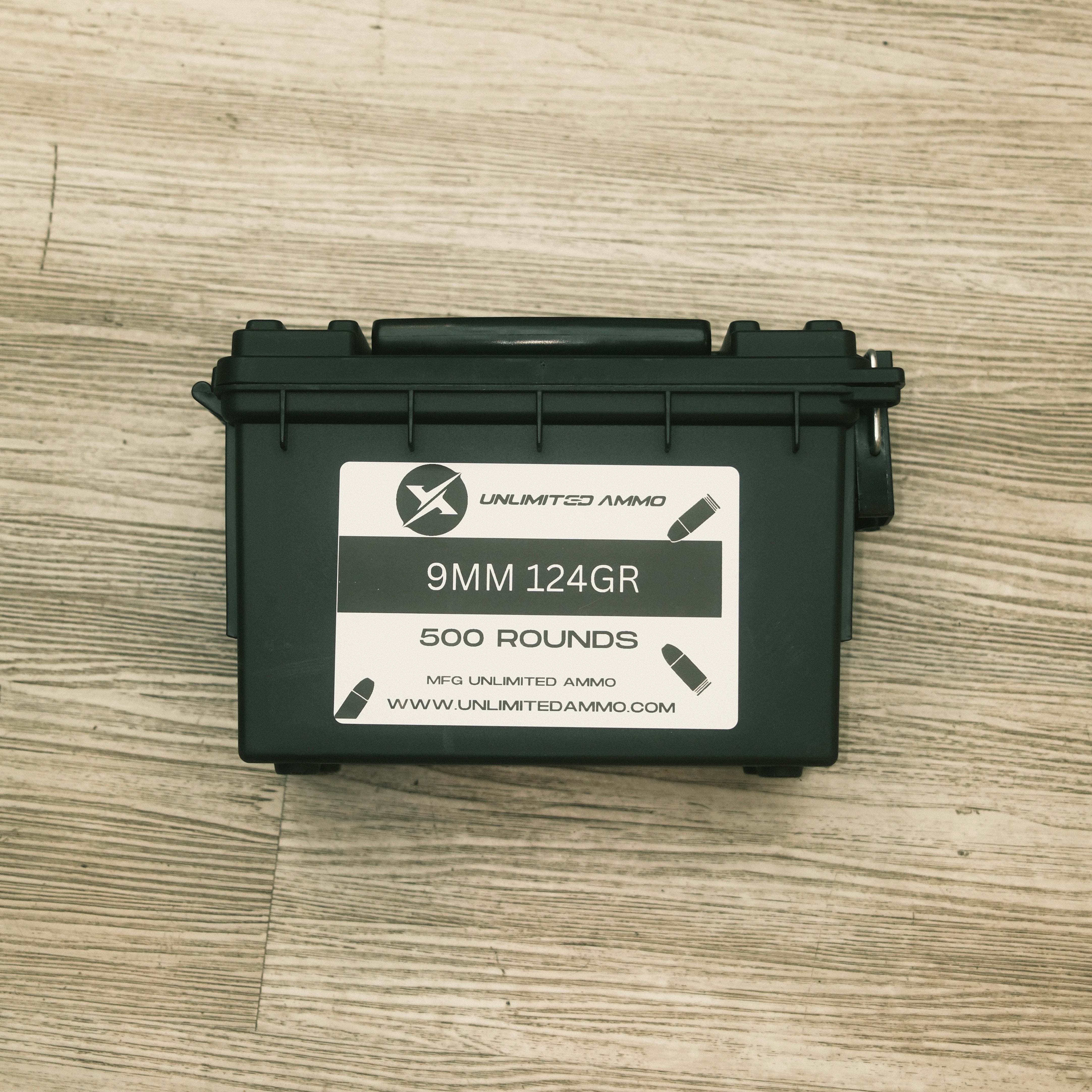 9MM 124G 500RD AMMO CAN