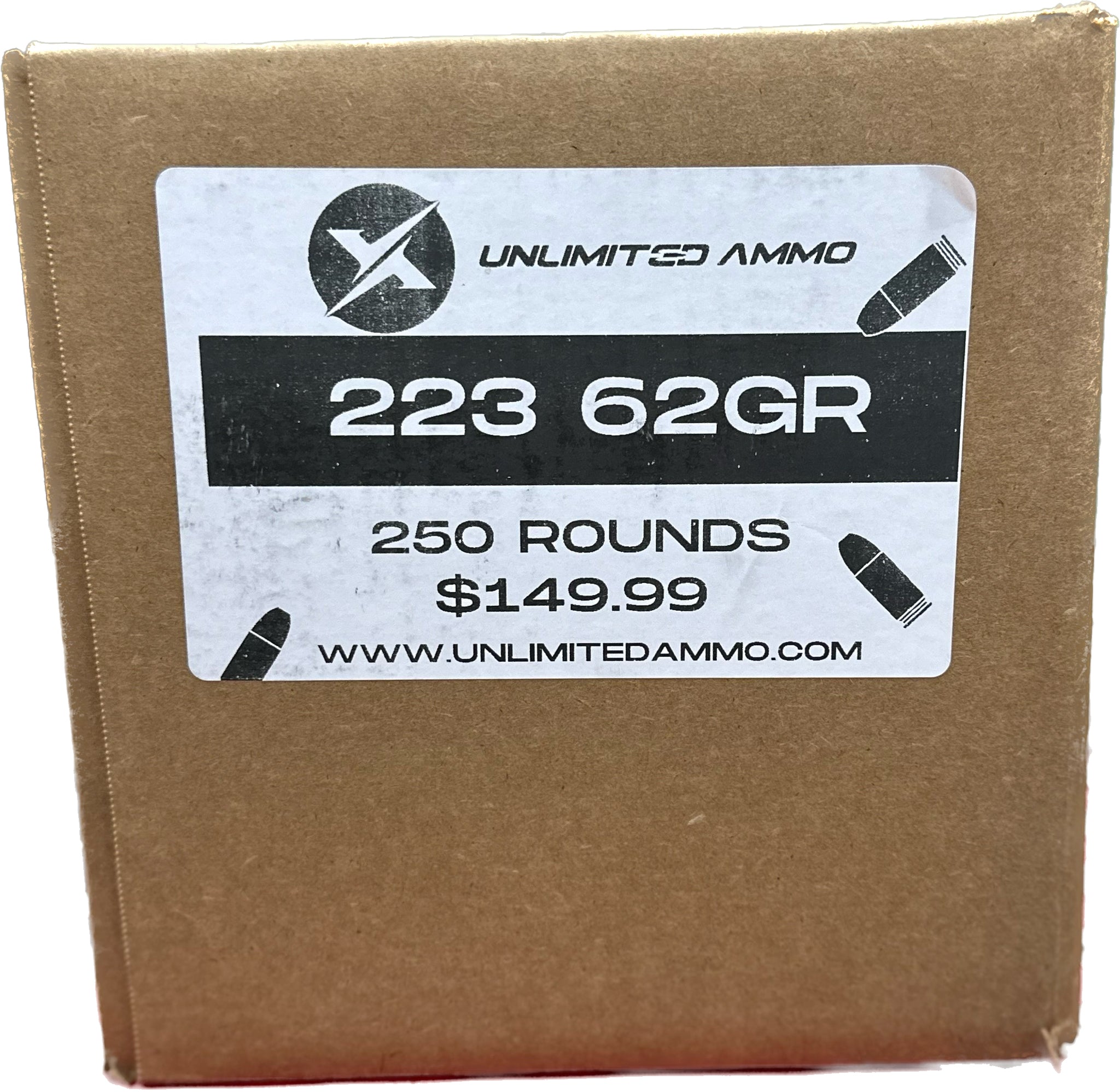 223 62gr FMJ 250 Round Box