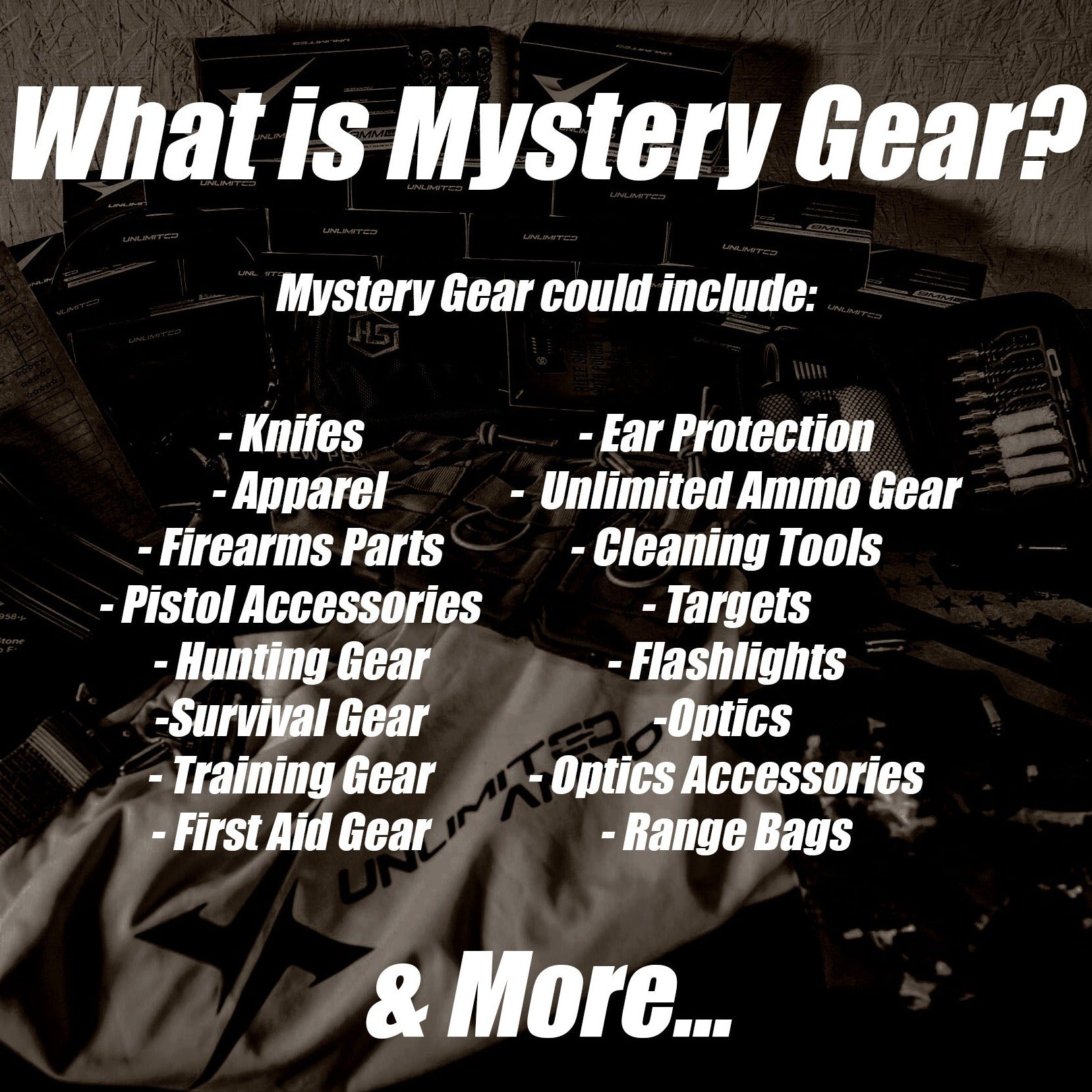 $100 MYSTERY GEAR BOX