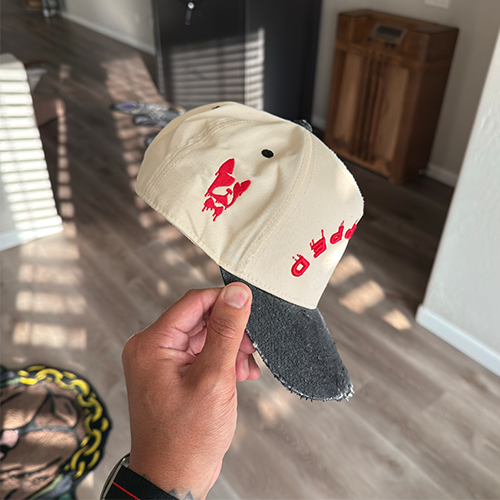 WHATTHEKICKS - DISTRESSED SNAP BACK