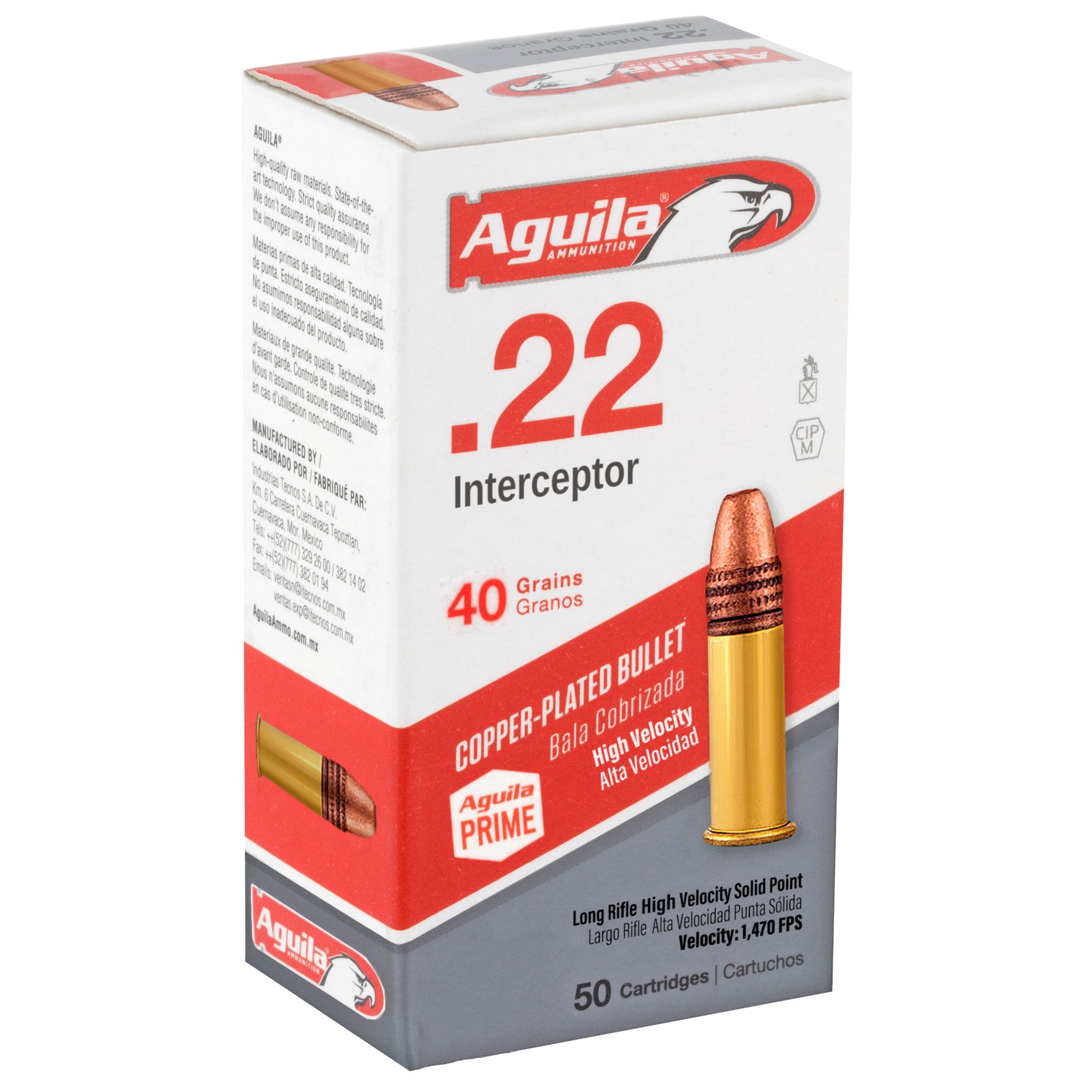 Aguila 22lr Interceptor 40gr 50/1000