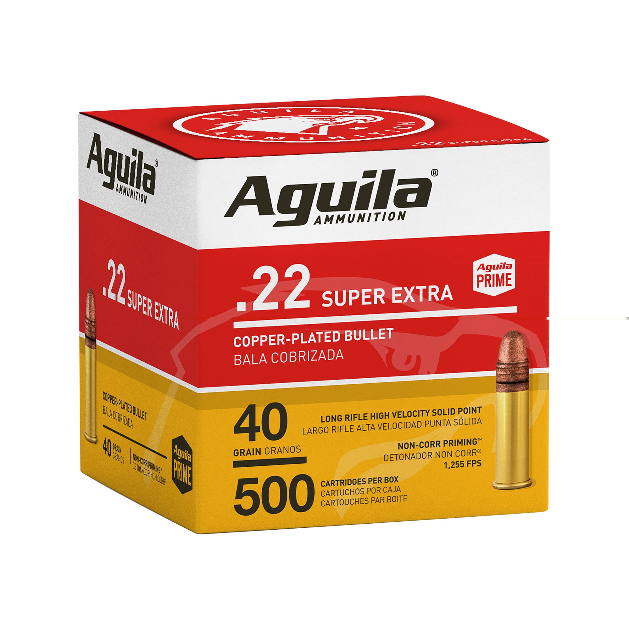 Aguila 22lr Hv 40gr 500/2000