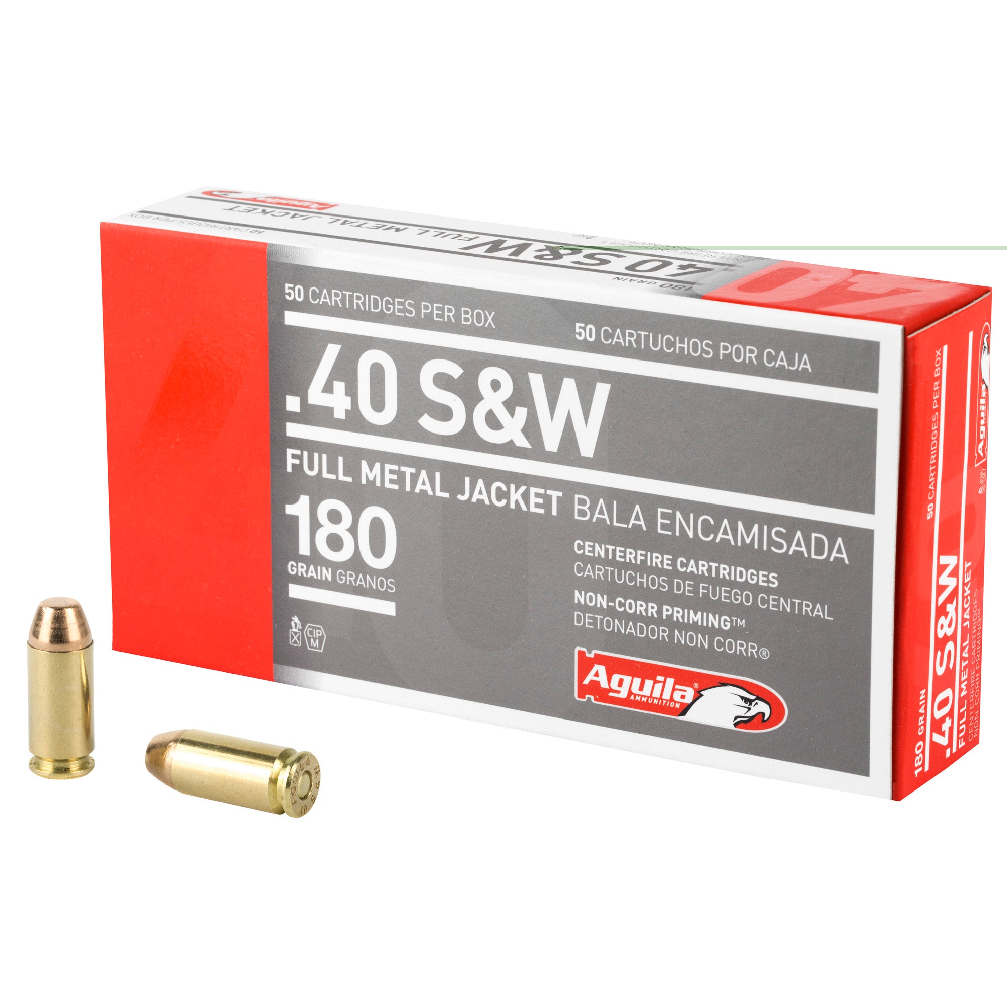 Aguila 40sw 180gr Fmj 50/1000